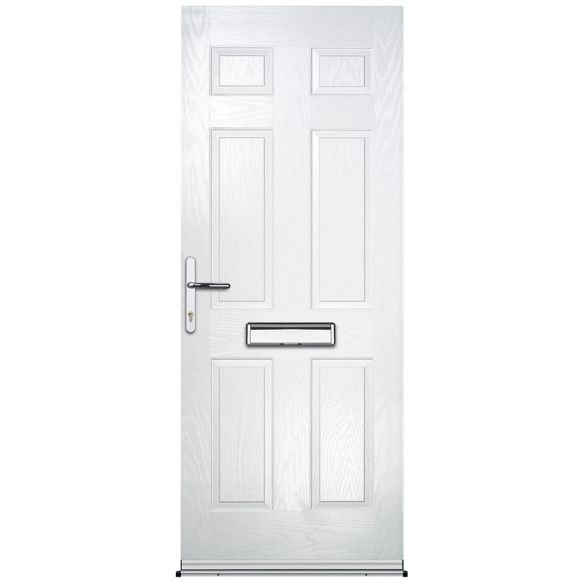 Aden White Pre-Hung Composite Front Door Set - Image 2