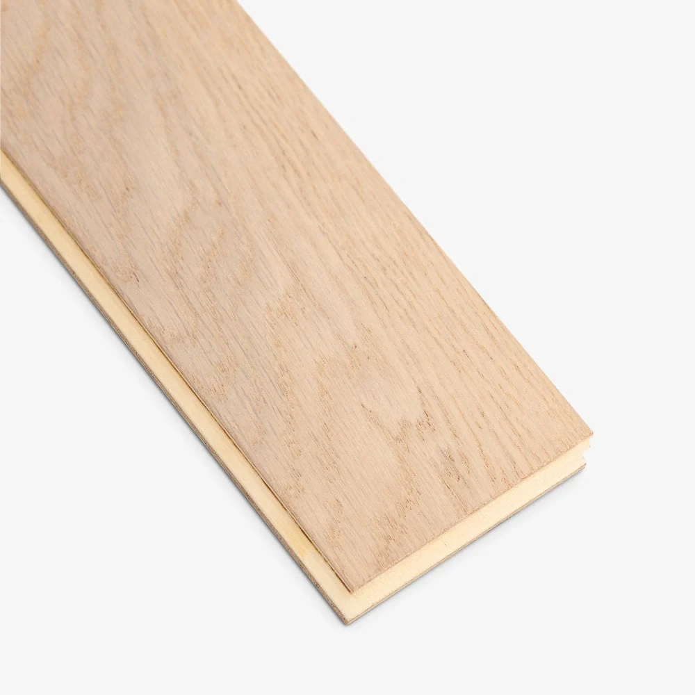 Brushed White Oak - Herringbone 14mm UV Oiled Engineered Real Wood Flooring (124564) - Image 6