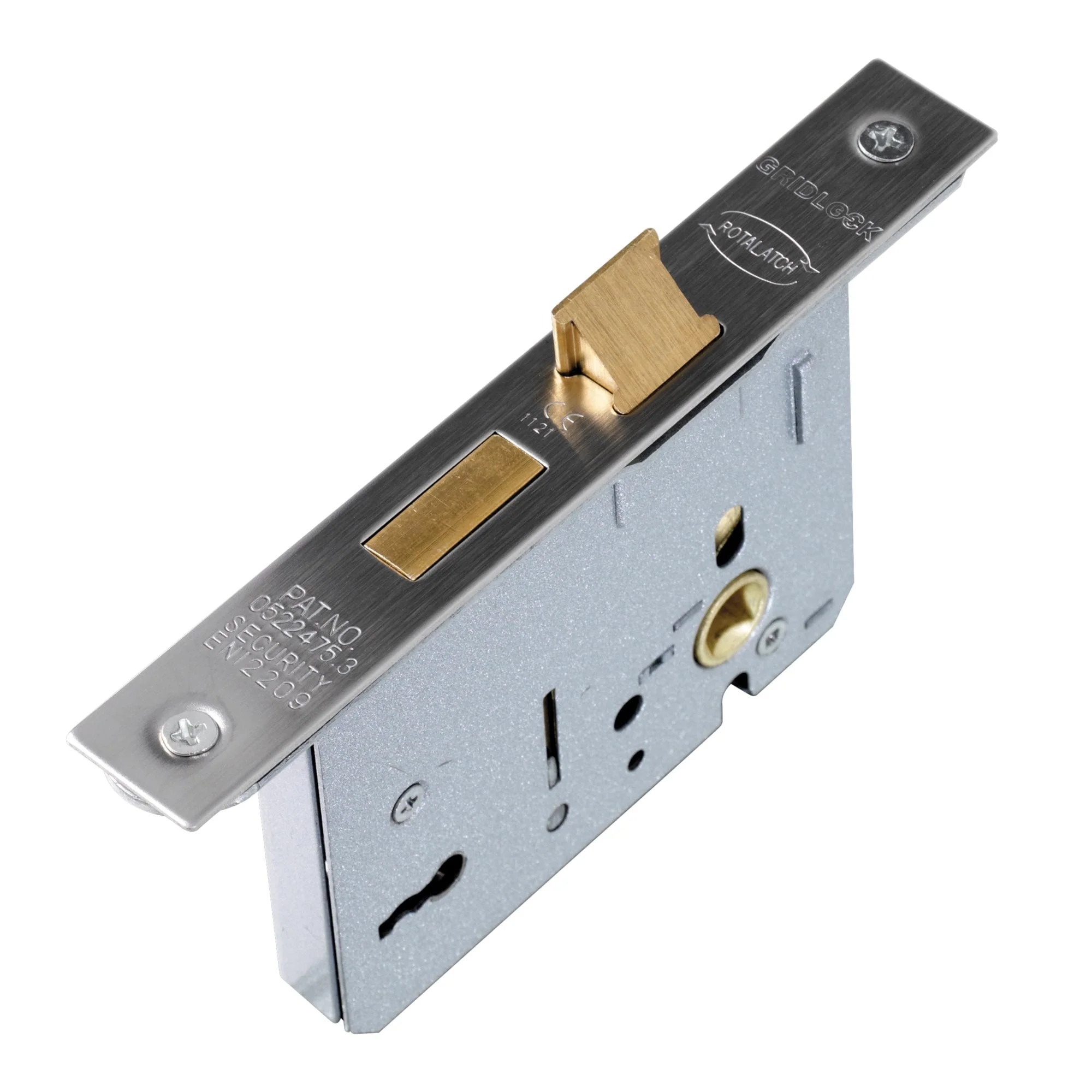 76mm Eurospec Easi-T Architectural 3 Lever Sashlock - Satin Stainless Steel (LSS5330SSS)