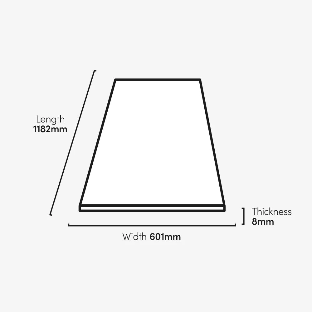 Concrete - Industry Tile Water-resistant 8mm Matt Laminate Flooring (84217) - Image 3