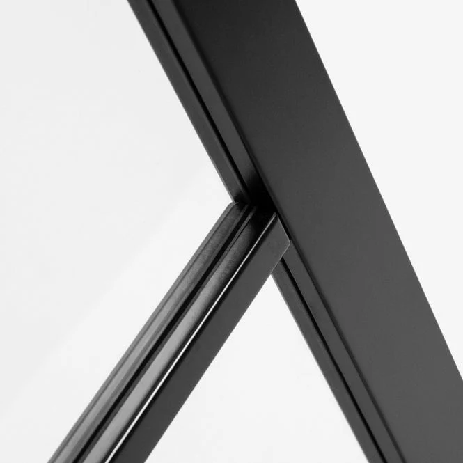 Jet Black Internal Fully Finished Industrial Studio 4 Light Clear Glass Made-to-Measure Door (120539) - Image 5