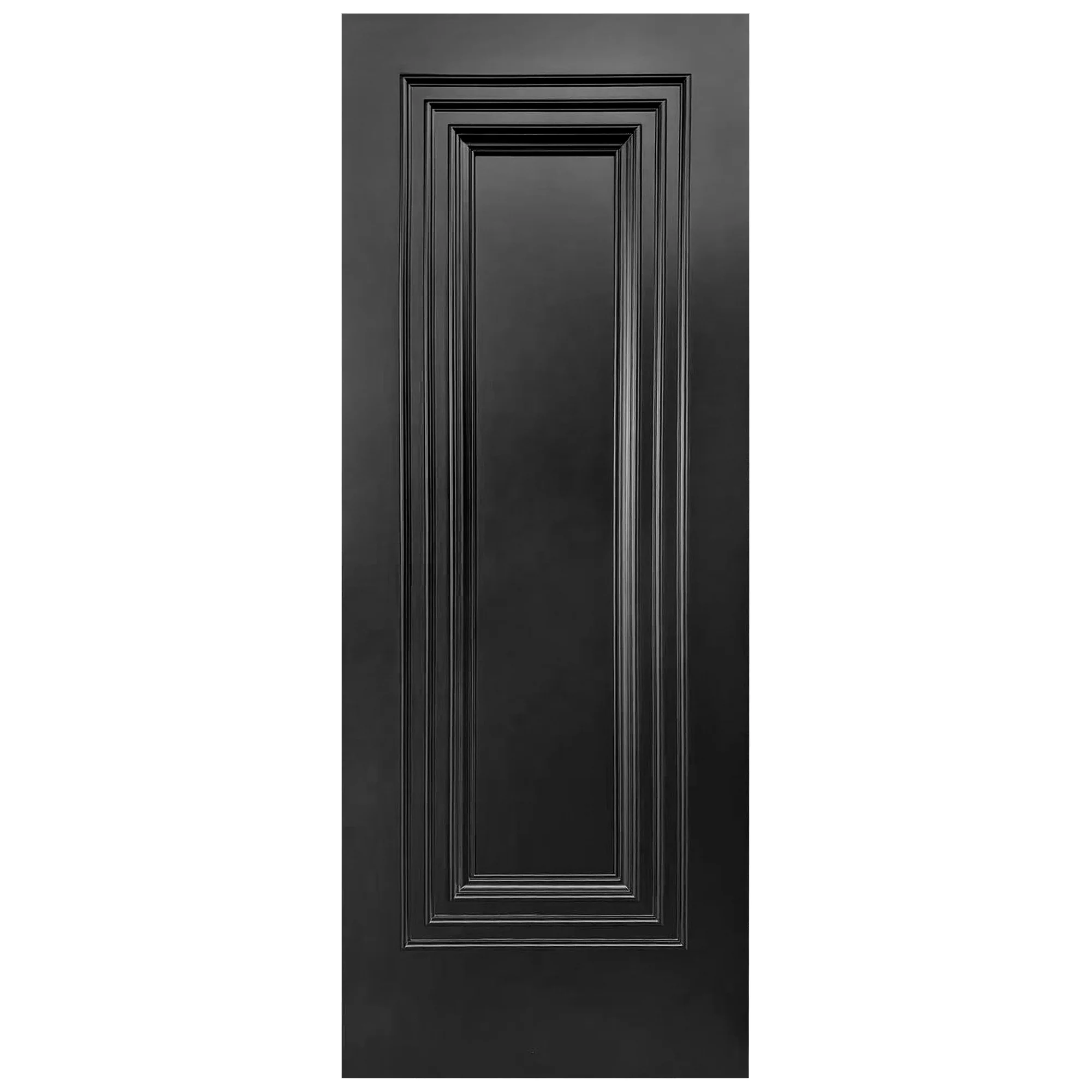 Jet Black Internal Fully Finished 1 Panel Trinity Door (BLACKTRI) - Image 3