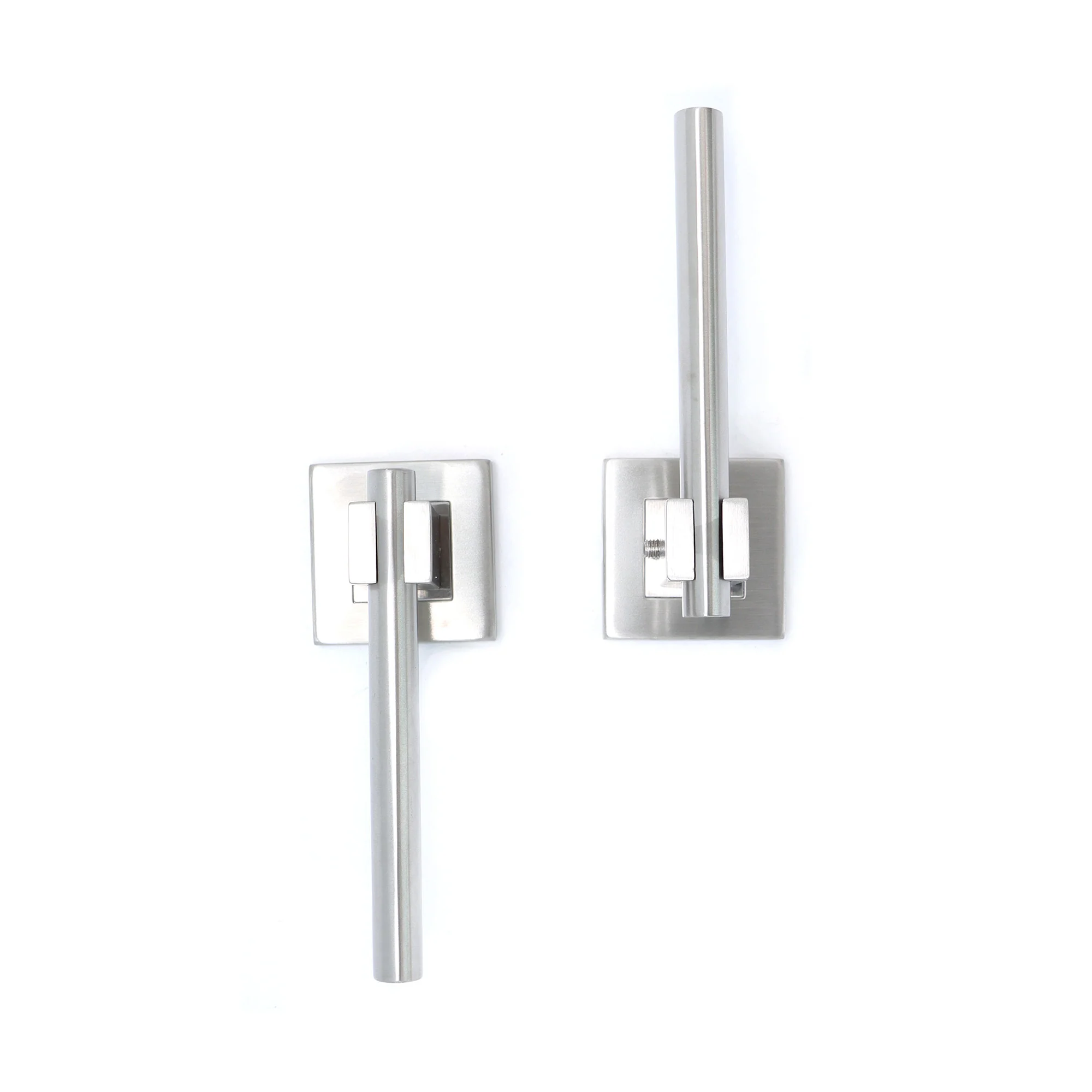 Superior Phobos Lever on Square Rose CE13 Fire Door Handle Set - Satin Stainless Steel (123548) - Image 4