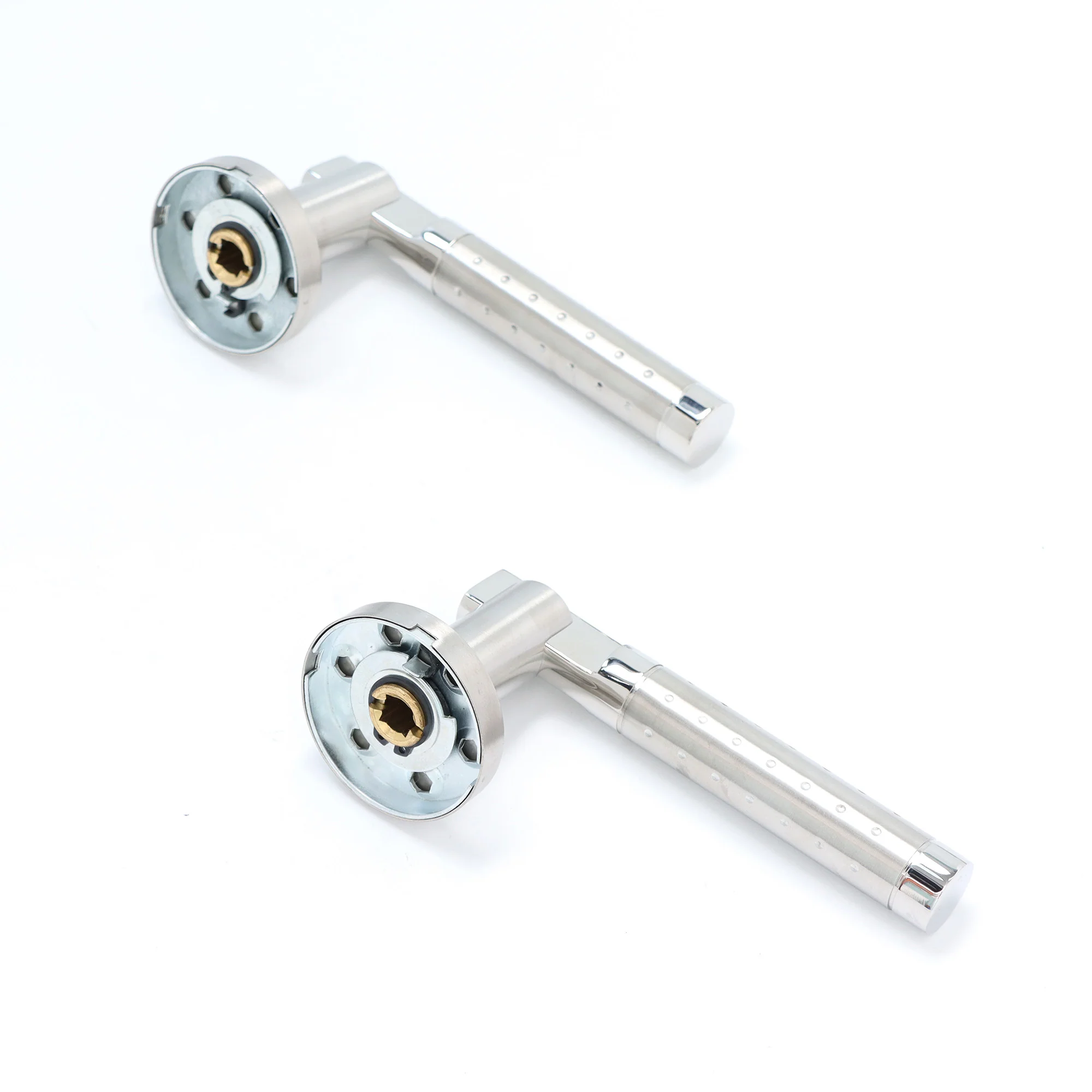 Superior Proxima Lever on Round Rose CE13 Fire Door Handle Set - Polished Stainless Steel (123552) - Image 5