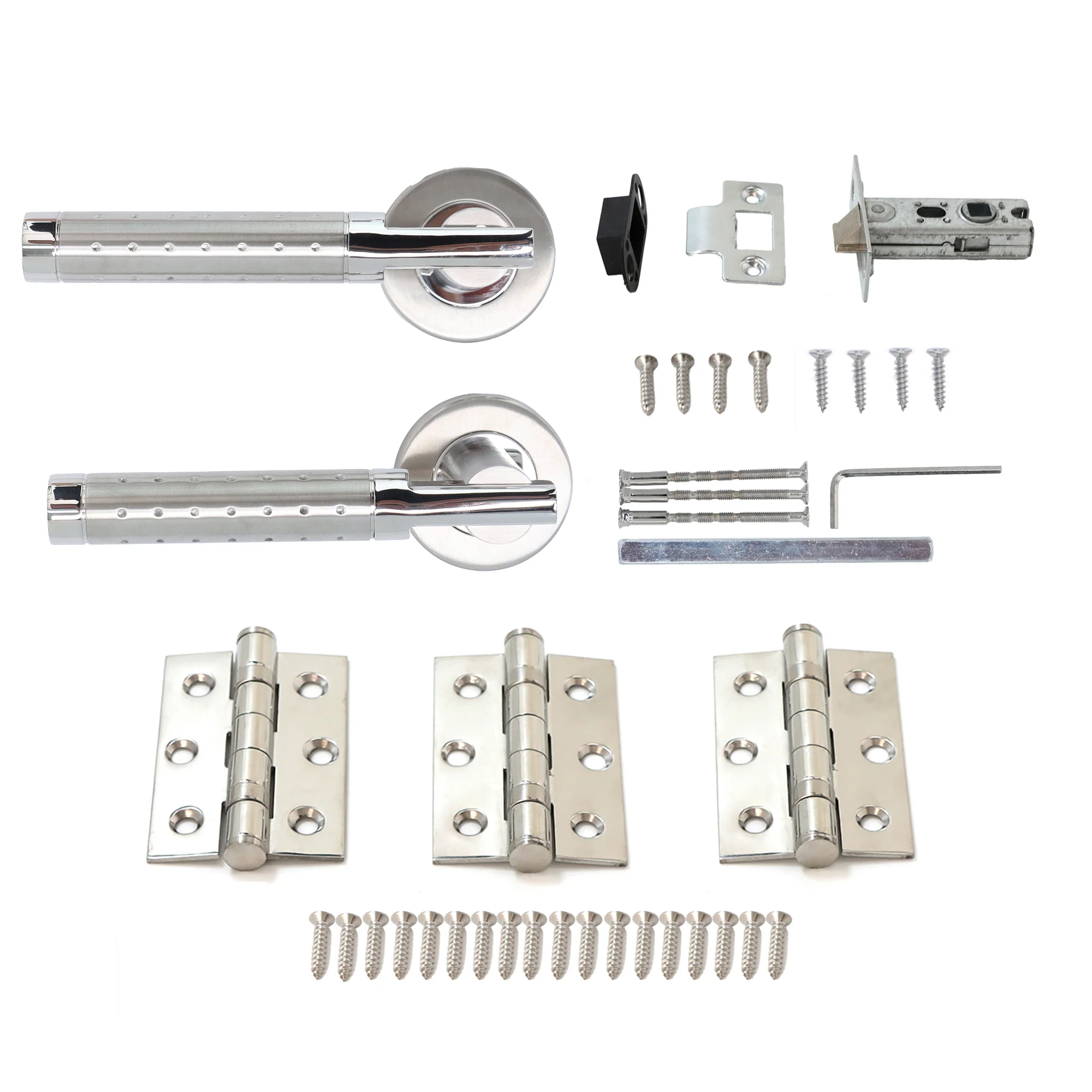 Superior Proxima Lever on Round Rose CE13 Fire Door Handle Set - Polished Stainless Steel (123552) - Image 6