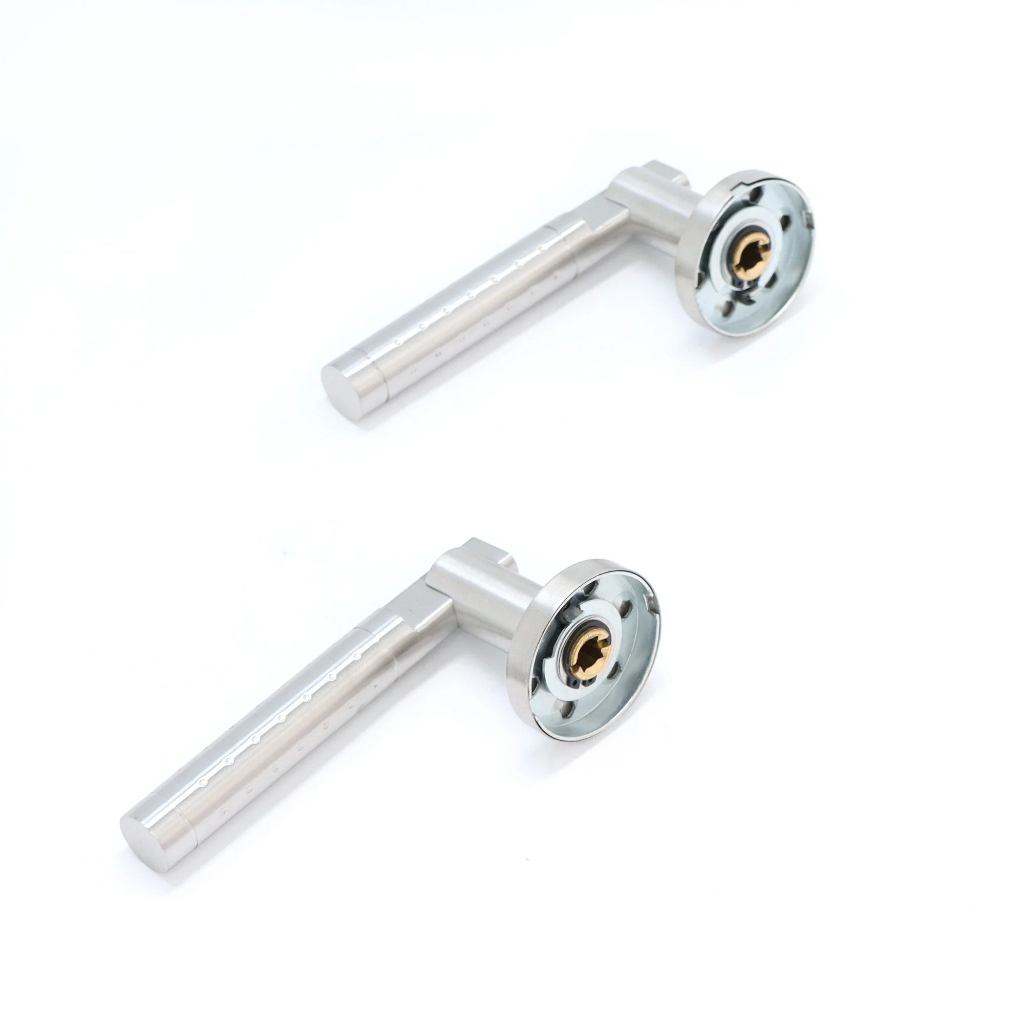 Superior Proxima Lever on Round Rose CE13 Fire Door Handle Set - Satin Stainless Steel (123551) - Image 5