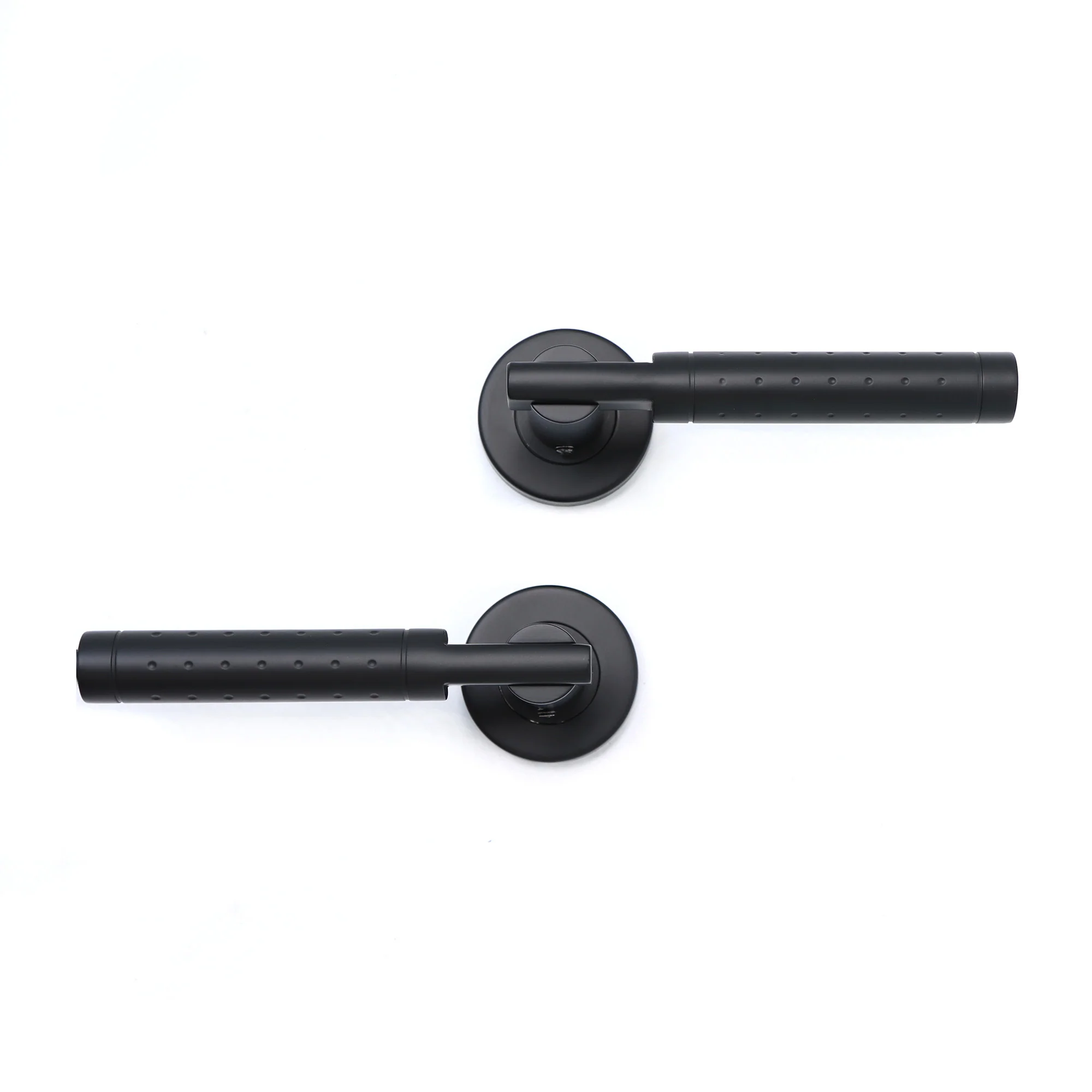 Superior Proxima Lever on Round Rose Handle Set - Matt Black (123495) - Image 6