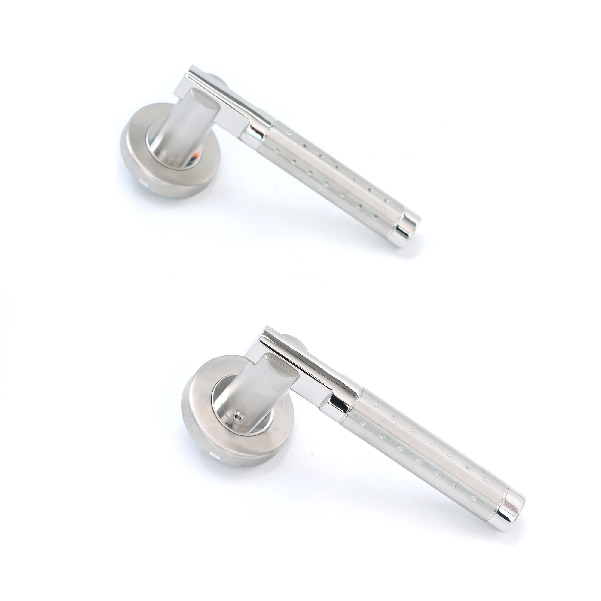 Superior Proxima Lever on Round Rose Handle Set - Polished Stainless Steel (123494) - Image 5