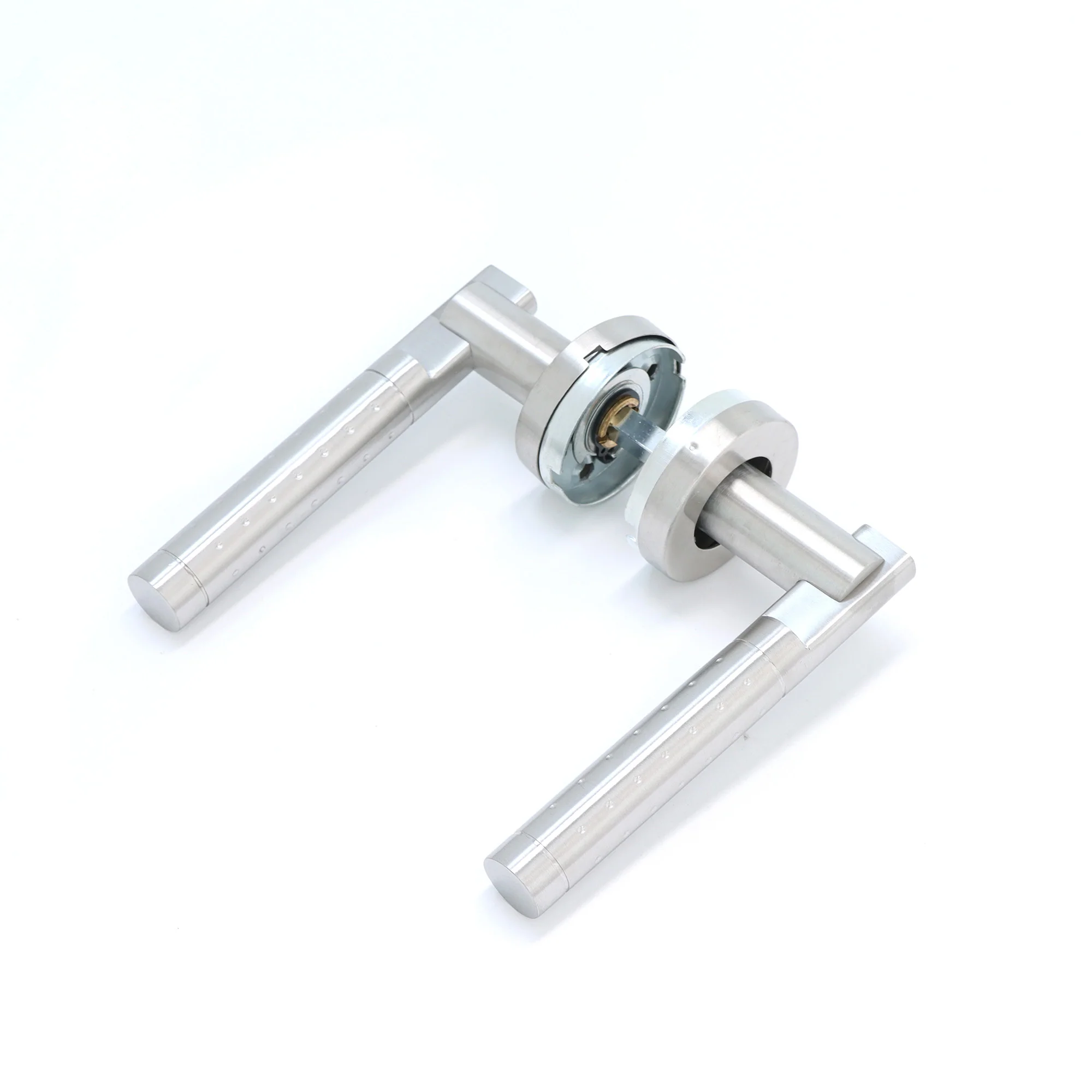 Superior Proxima Lever on Round Rose Handle Set - Satin Stainless Steel (123493) - Image 3
