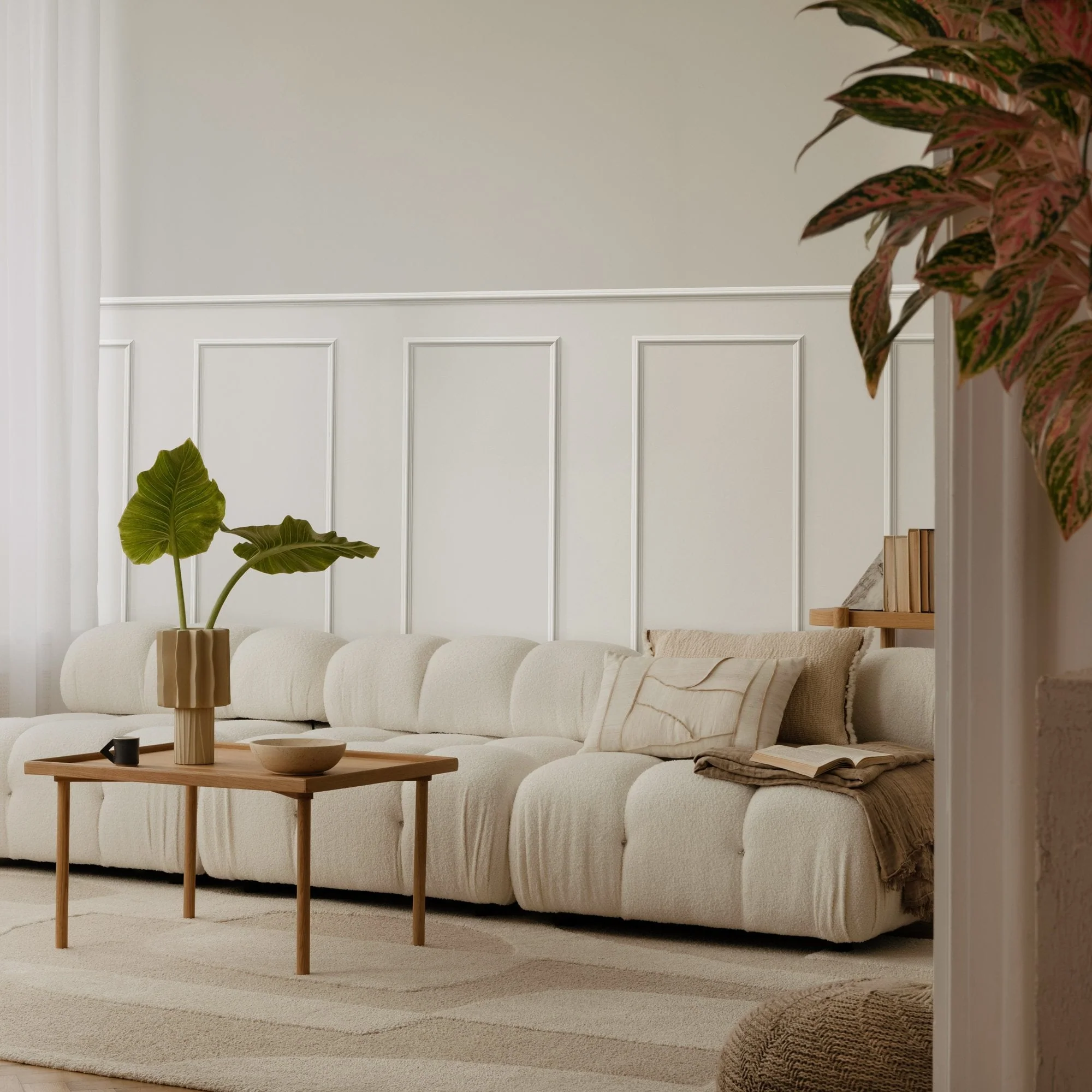 White - Painted Large Wall Panelling Kit (123772) - Image 3