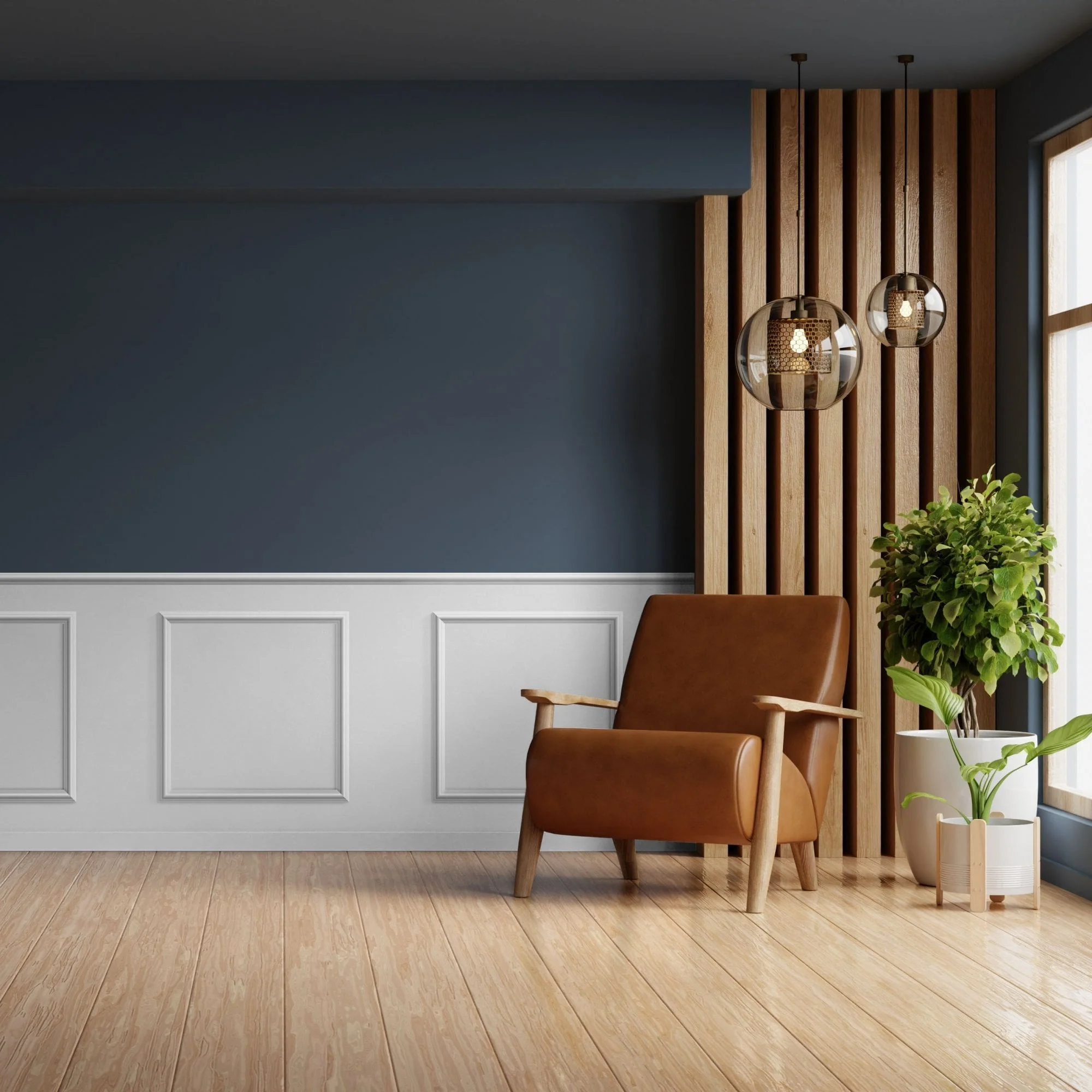 White - Painted Small Wall Panelling Kit (123770)