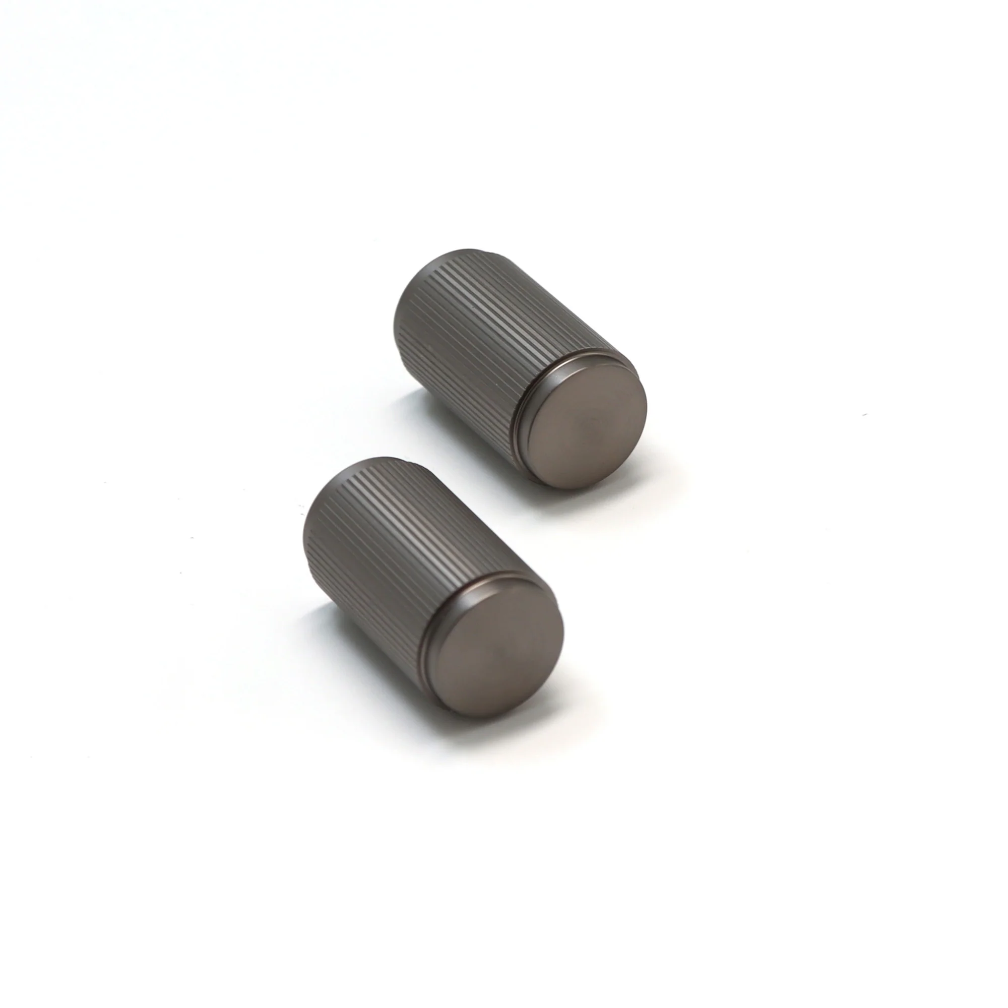 Fluted Large Round Cabinet Door Knob - Gun Metal (123445) - Image 3