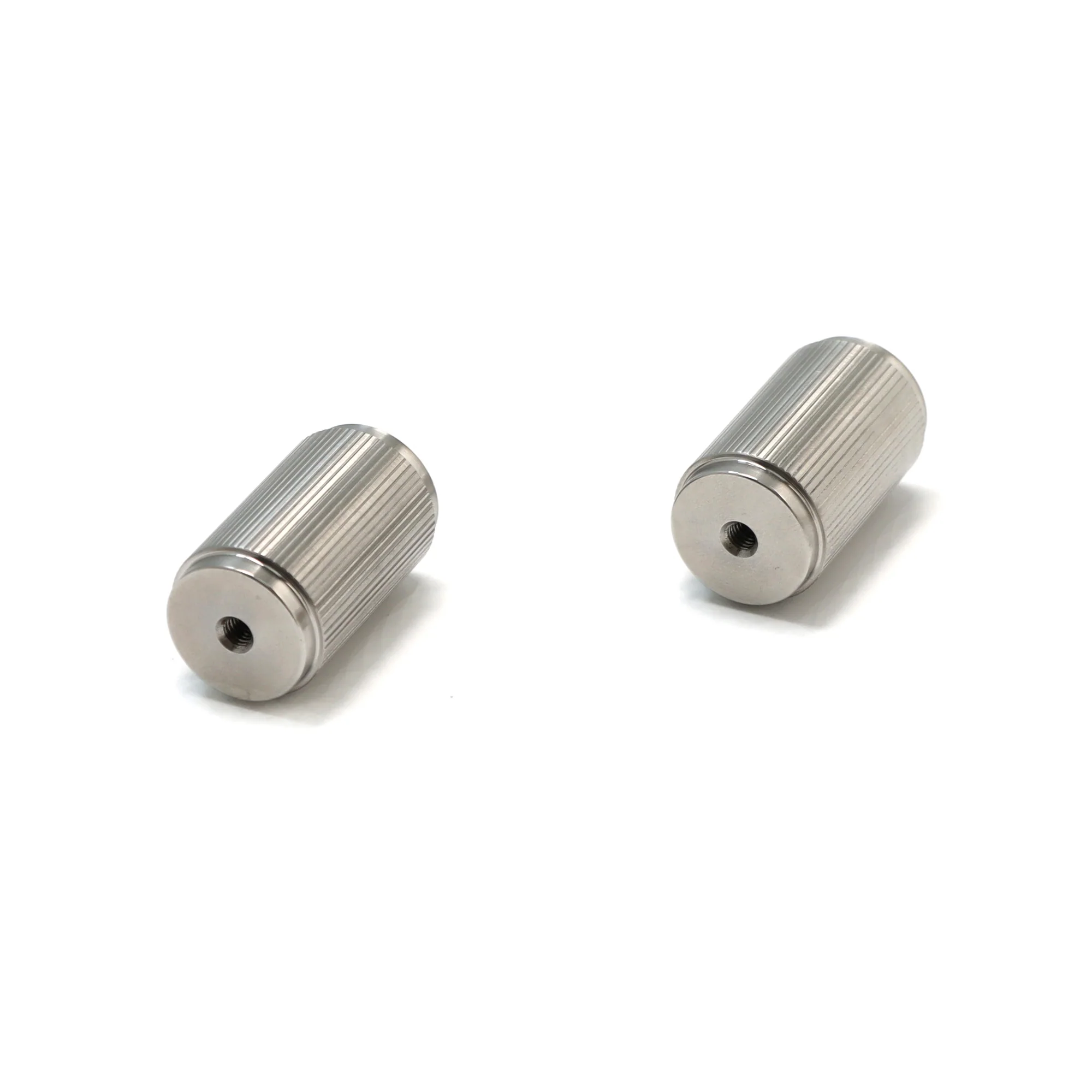 Fluted Large Round Cabinet Door Knob - Satin Stainless Steel (123441) - Image 4