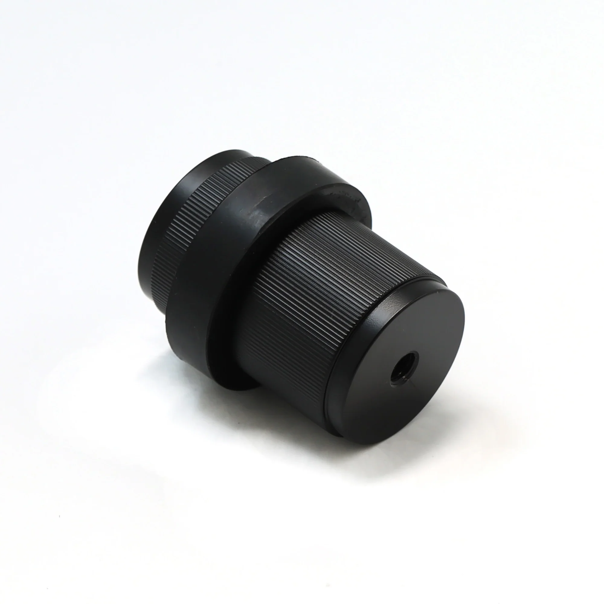 Fluted Round Door Stopper - Matt Black (123463) - Image 3