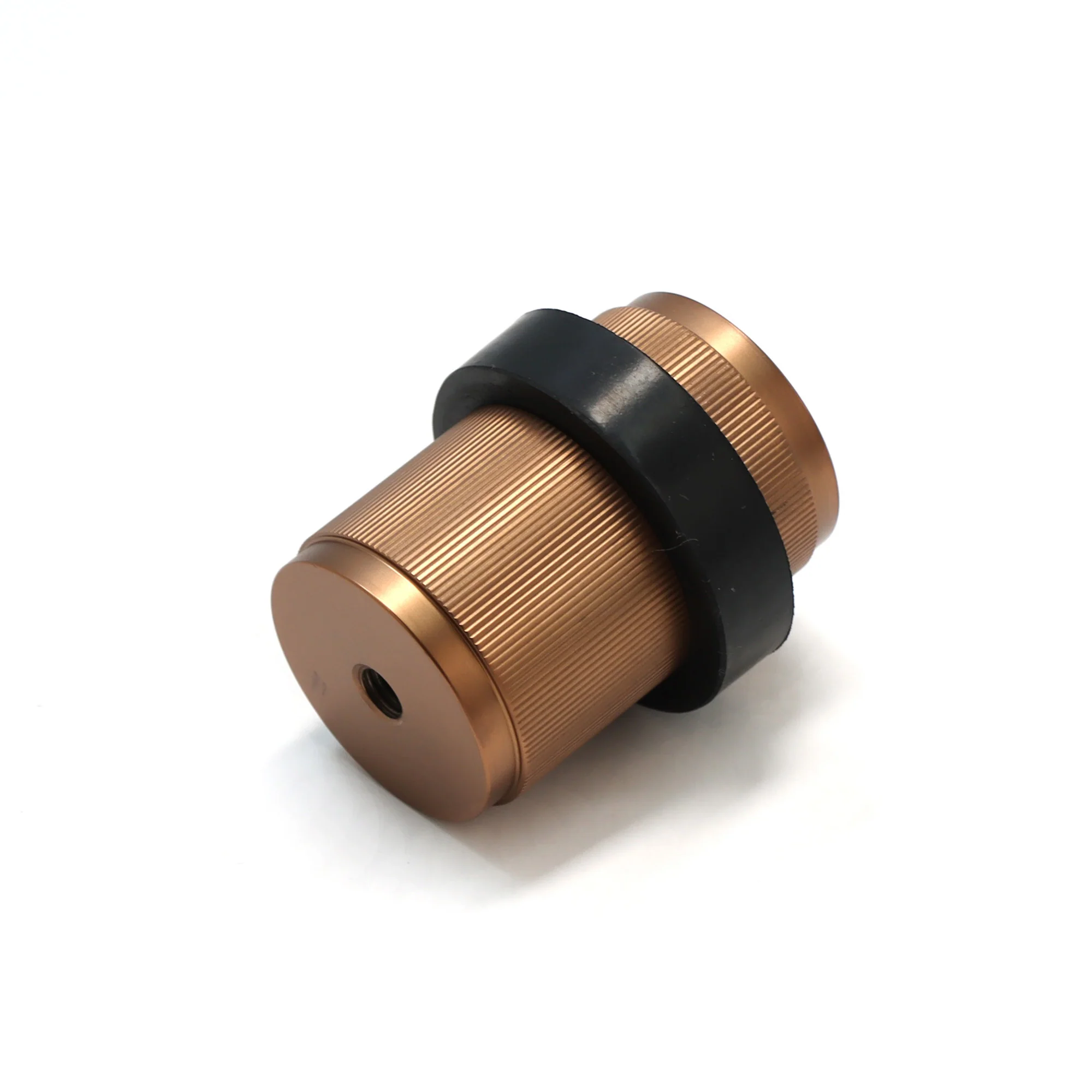 Fluted Round Door Stopper - Rose Gold (123464) - Image 2