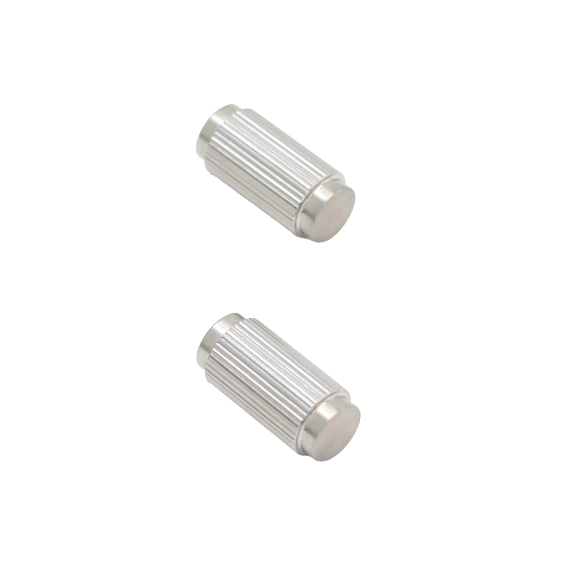 Fluted Small Round Cabinet Door Knob - Satin Stainless Steel (123451) - Image 4