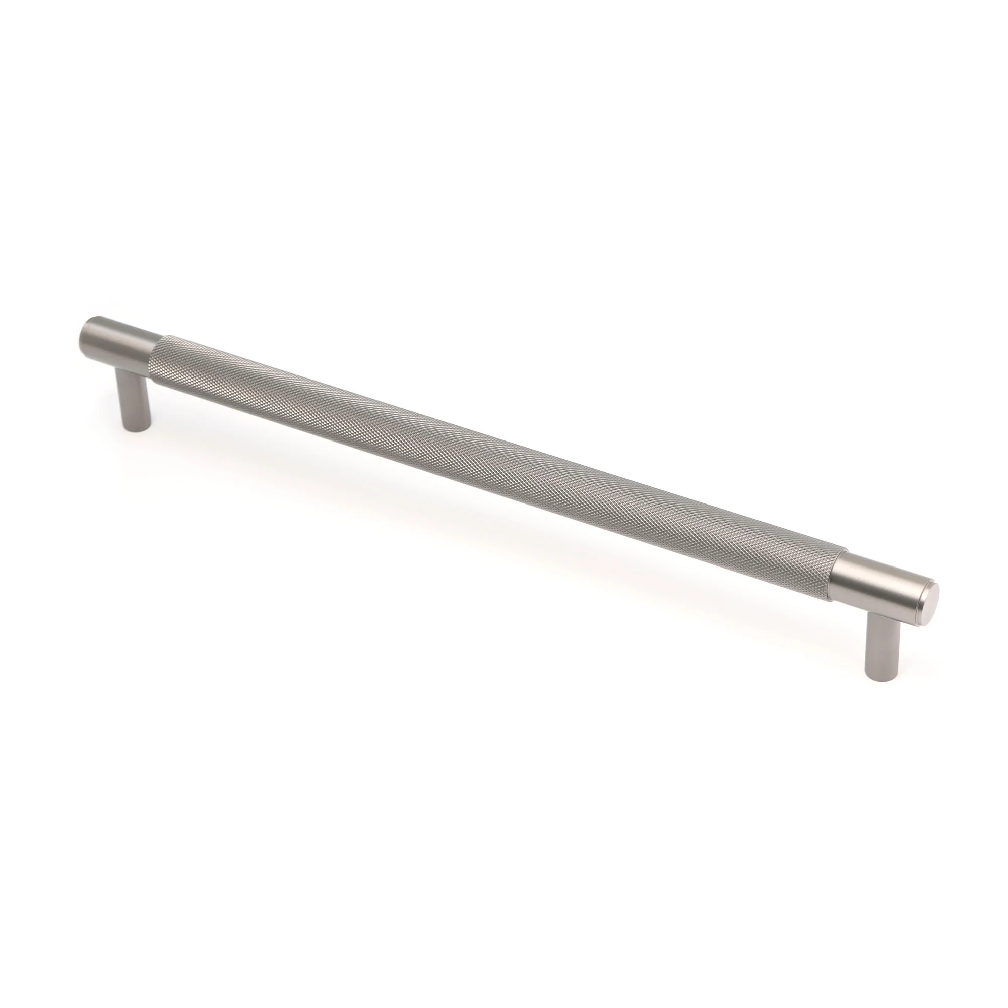Knurled Large Round T-Bar Pull Handle - Gun Metal (123420) - Image 3