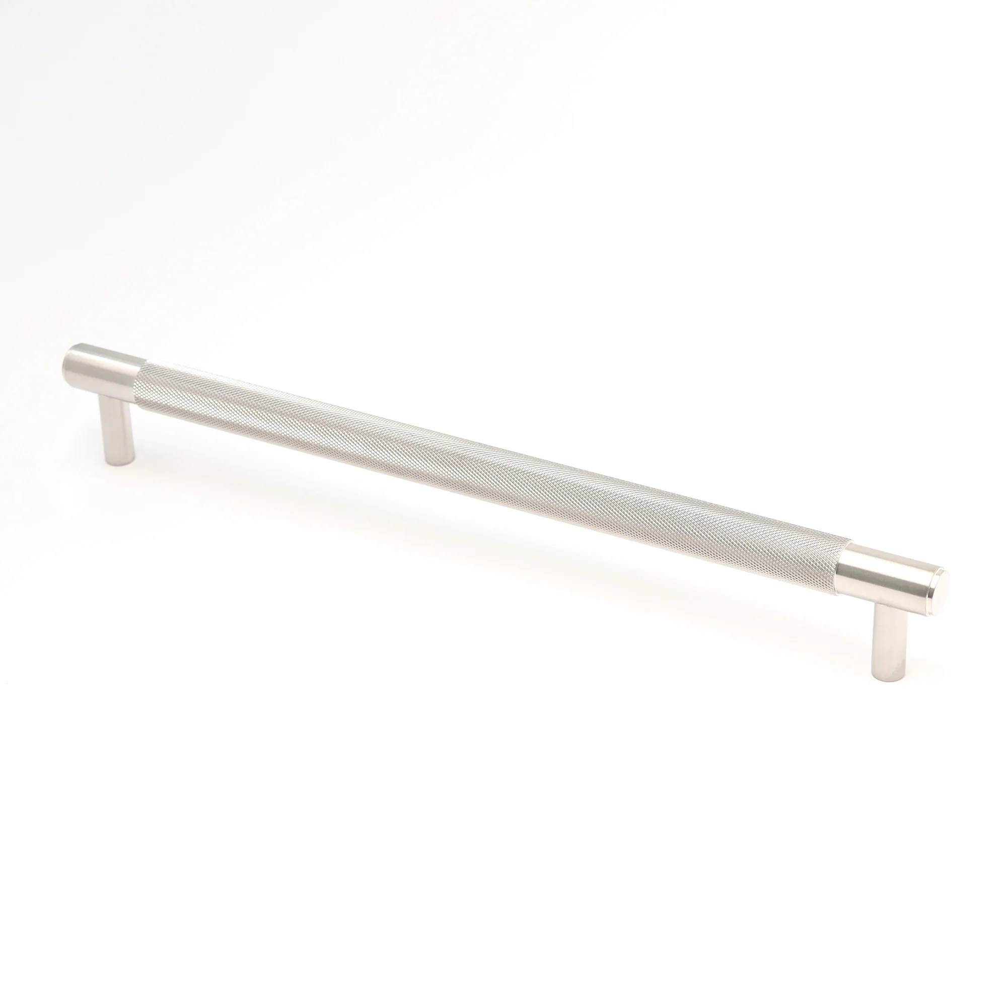 Knurled Large Round T-Bar Pull Handle - Satin Stainless Steel (123416) - Image 4