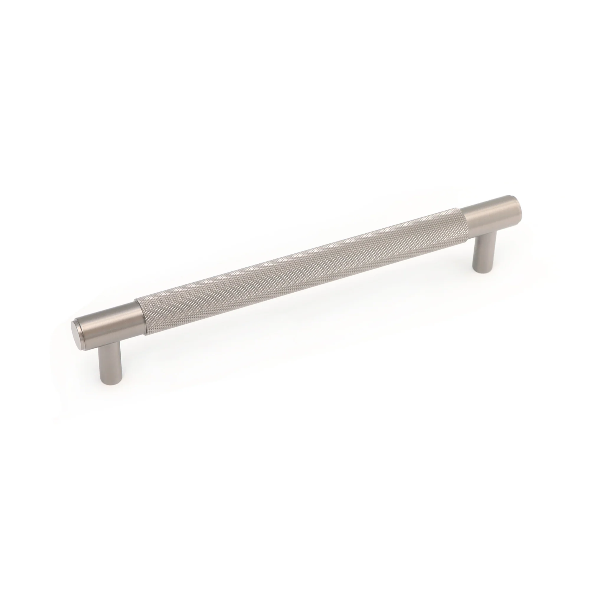 Knurled Medium Round T-Bar Pull Handle - Gun Metal (123415) - Image 3