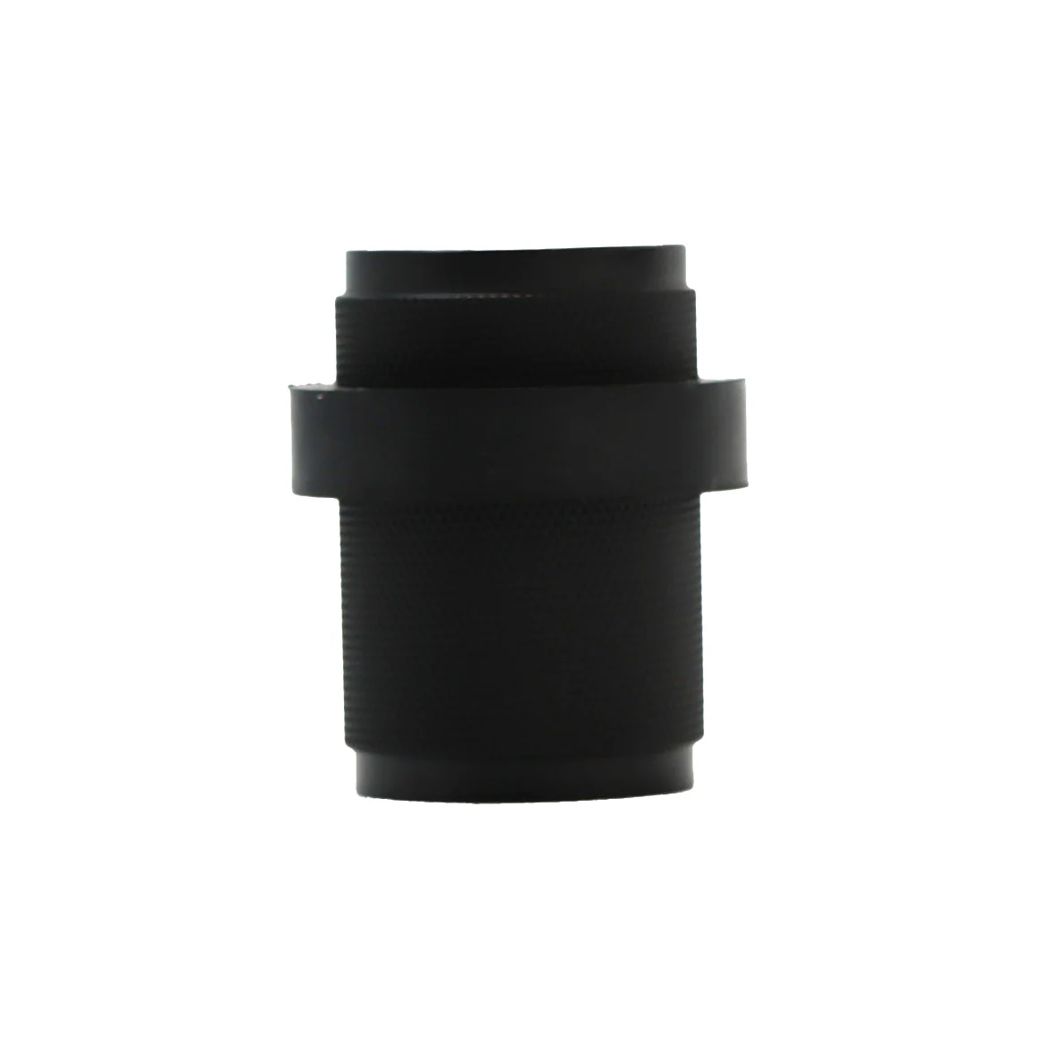 Knurled Round Door Stopper - Matt Black (123458) - Image 2