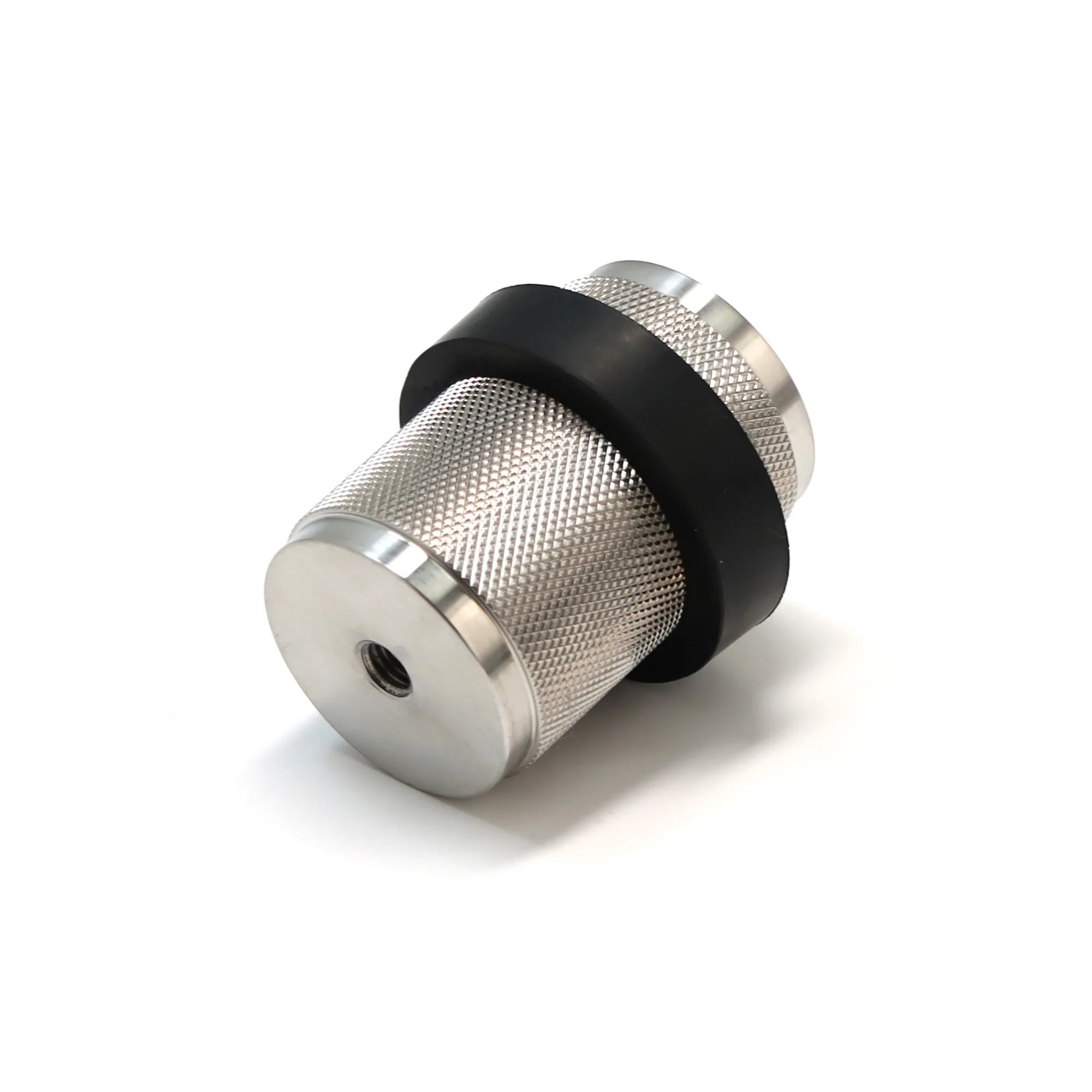 Knurled Round Door Stopper - Satin Stainless Steel (123456)