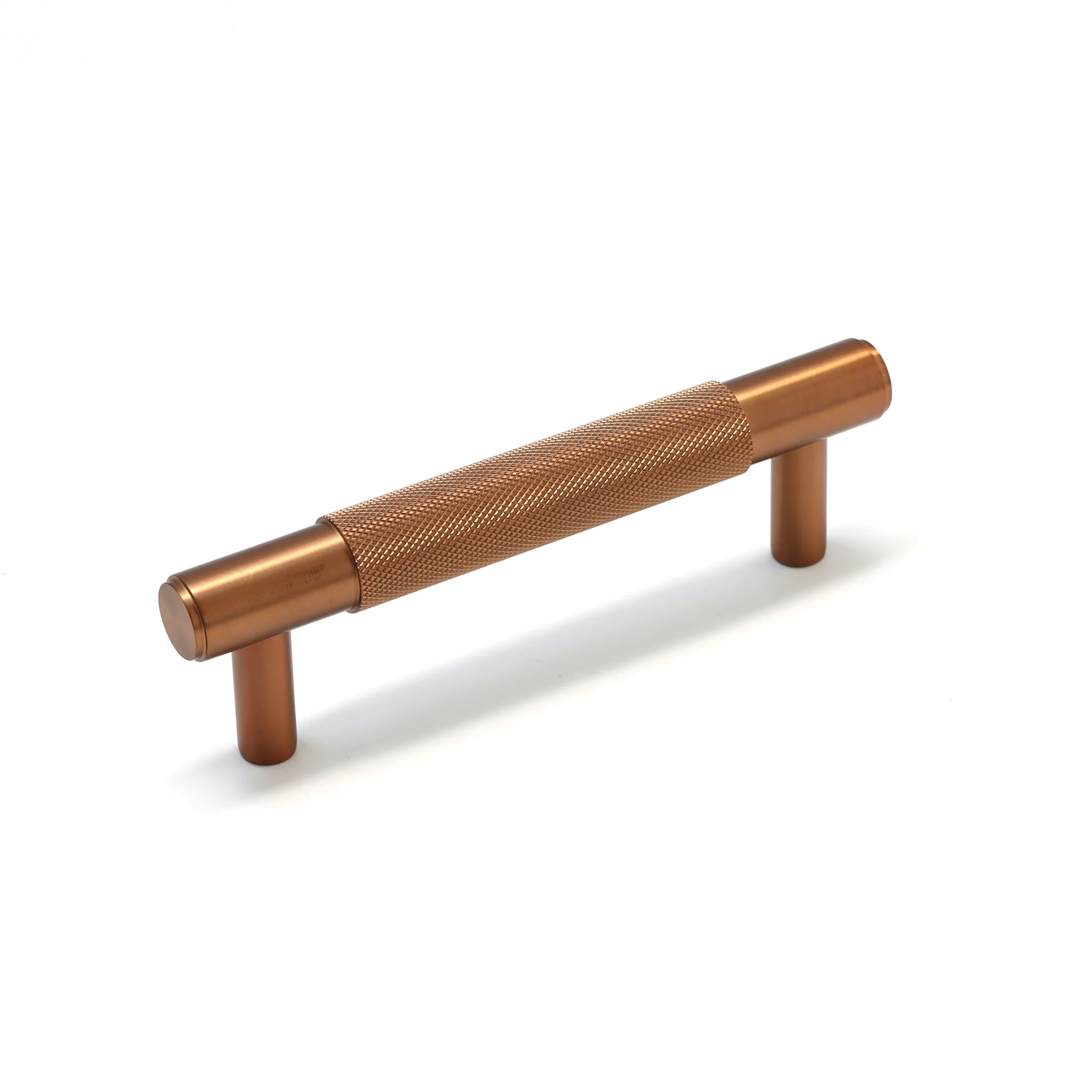 Knurled Small Round T-Bar Pull Handle - Rose Gold (123409) - Image 3