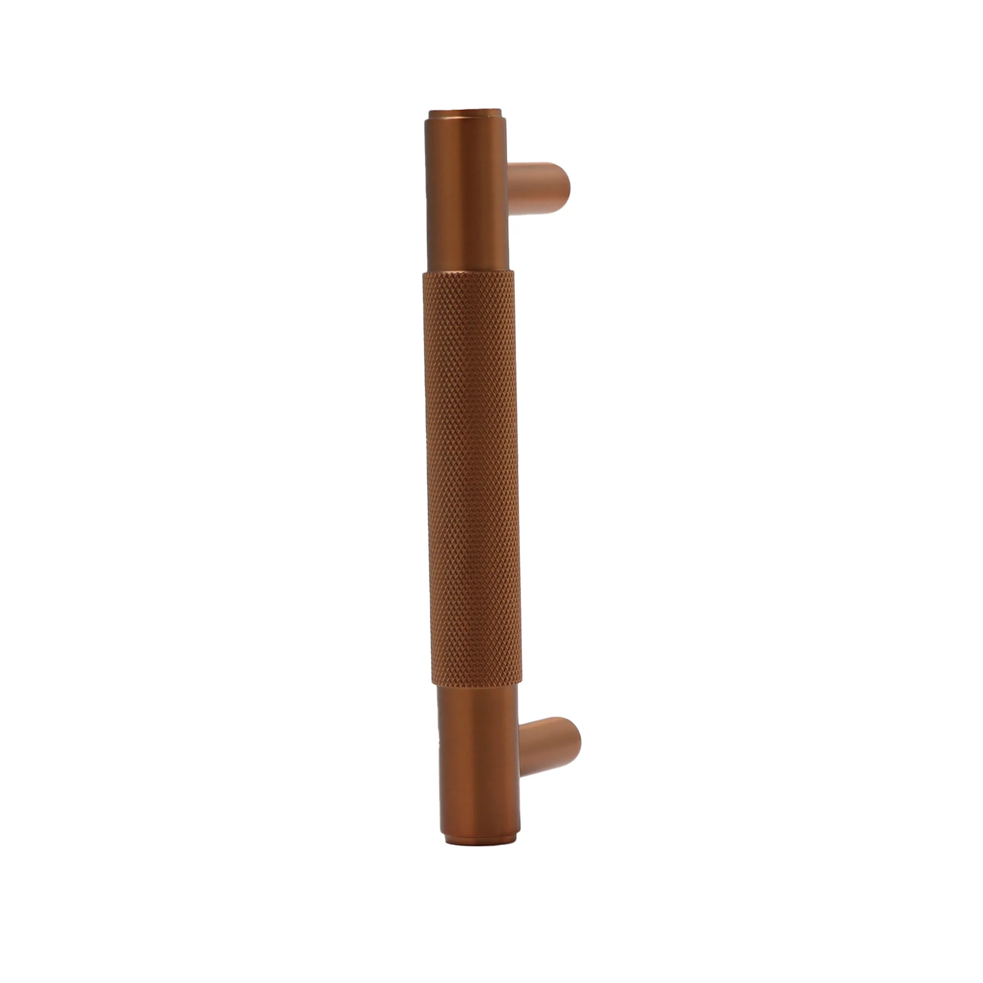 Knurled Small Round T-Bar Pull Handle - Rose Gold (123409) - Image 4