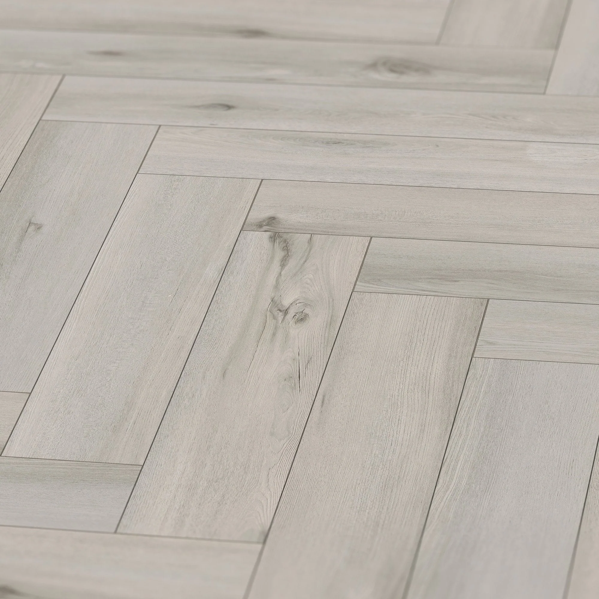 Merritt Oak - Foundation Herringbone LVT 5mm Anti-Microbial UV Coated Rigid Core Vinyl Flooring (123006) - Image 3