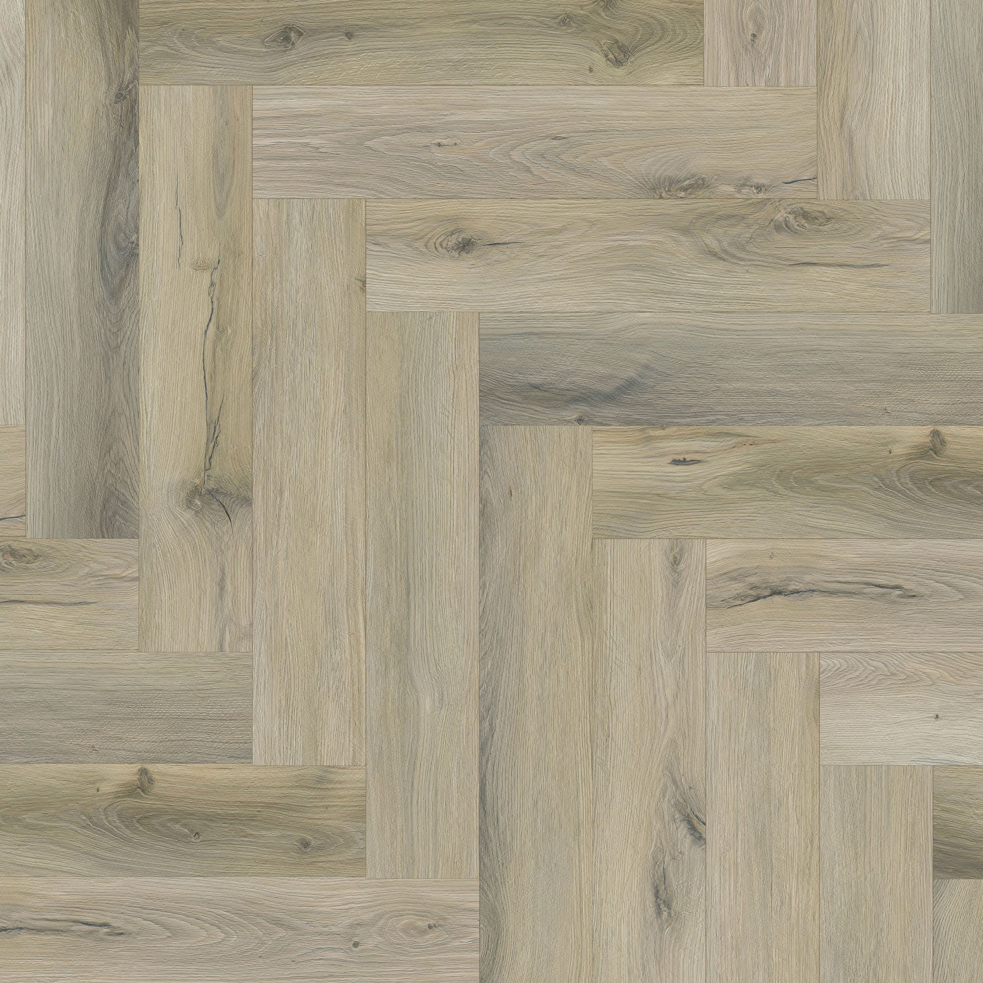 Mission Oak - Foundation Herringbone LVT 5mm Anti-Microbial UV Coated Rigid Core Vinyl Flooring (123004) - Image 2