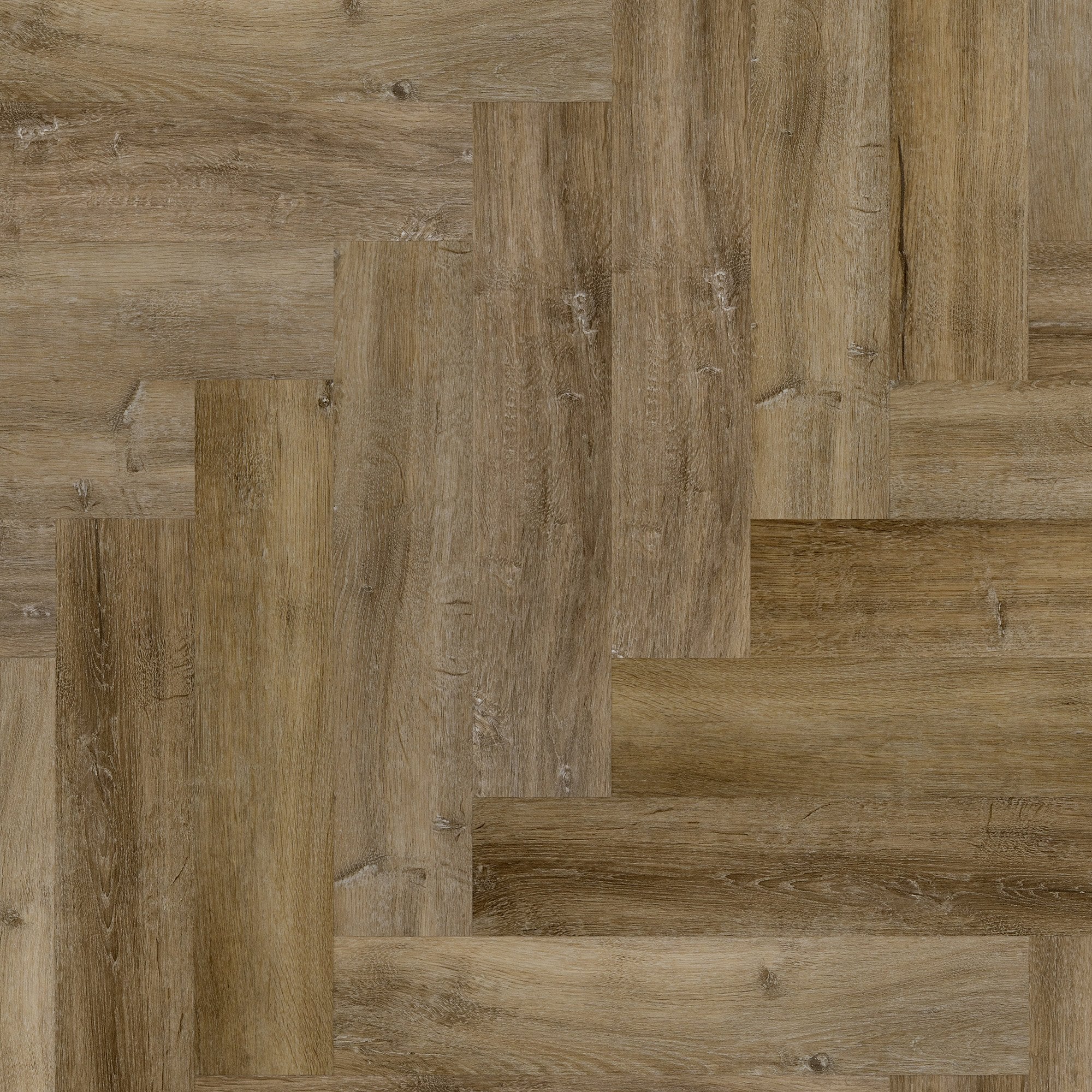 Nelson Oak - Foundation Herringbone SPC 2mm UV Coated Luxury Vinyl Flooring (122986) - Image 3