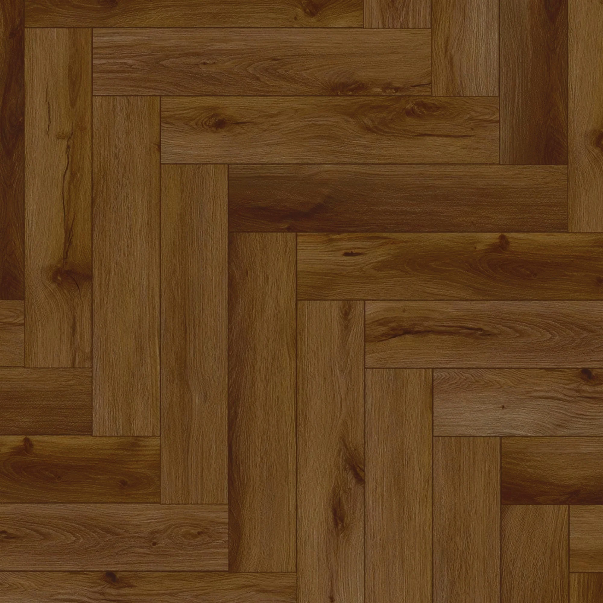 Quesnel Oak - Foundation Herringbone LVT 5mm Anti-Microbial UV Coated Rigid Core Vinyl Flooring (123002) - Image 2