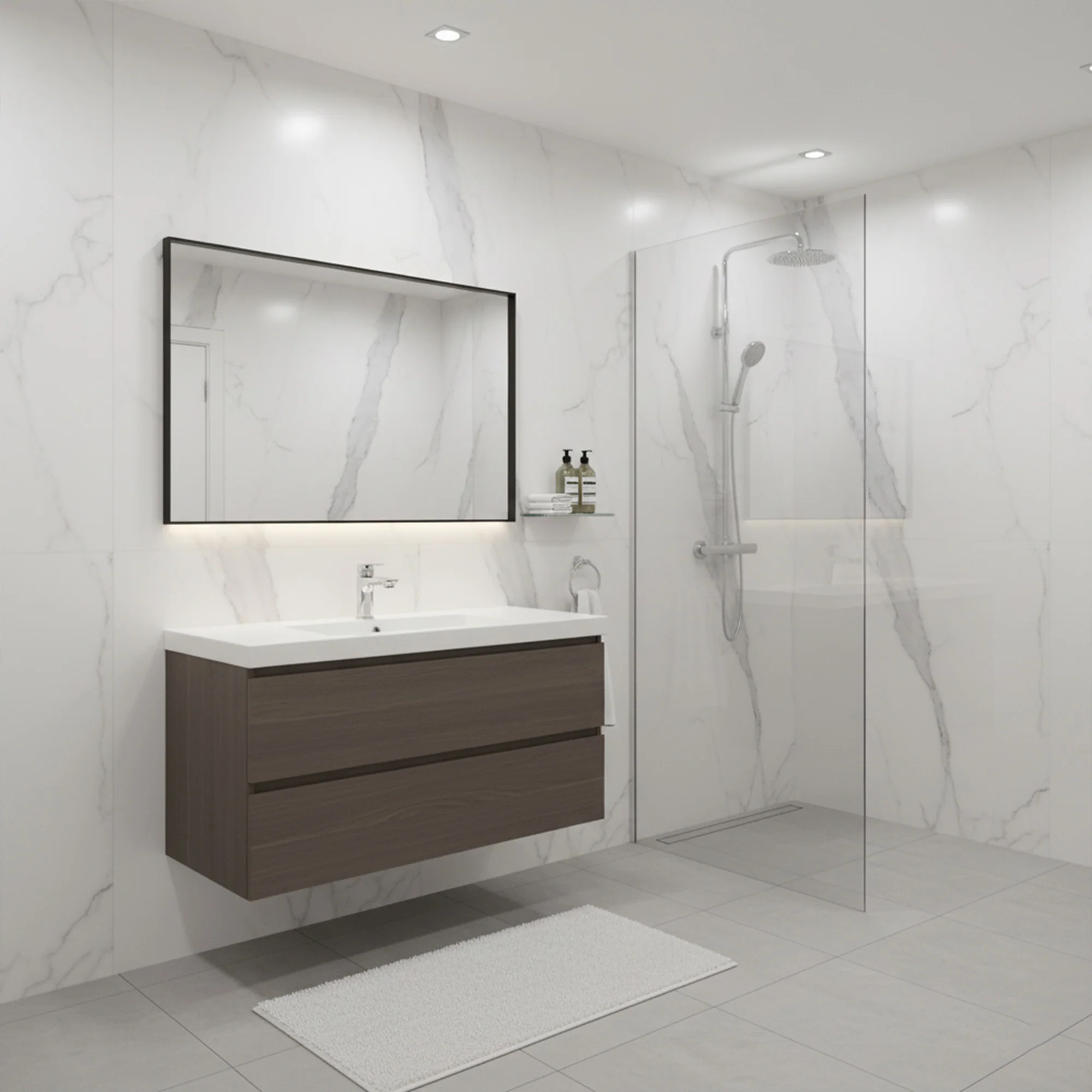 Calcatta marble - 10mm Gloss Sample (SP3) - Image 2
