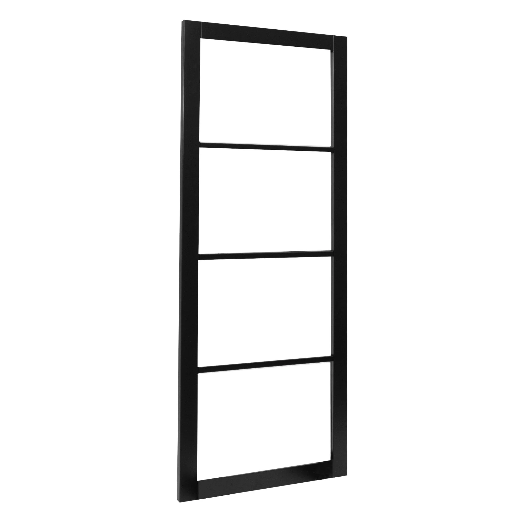 Graphite Black Internal Fully Finished Industrial Studio 4 Light Clear Glass Door (105833) - Image 2