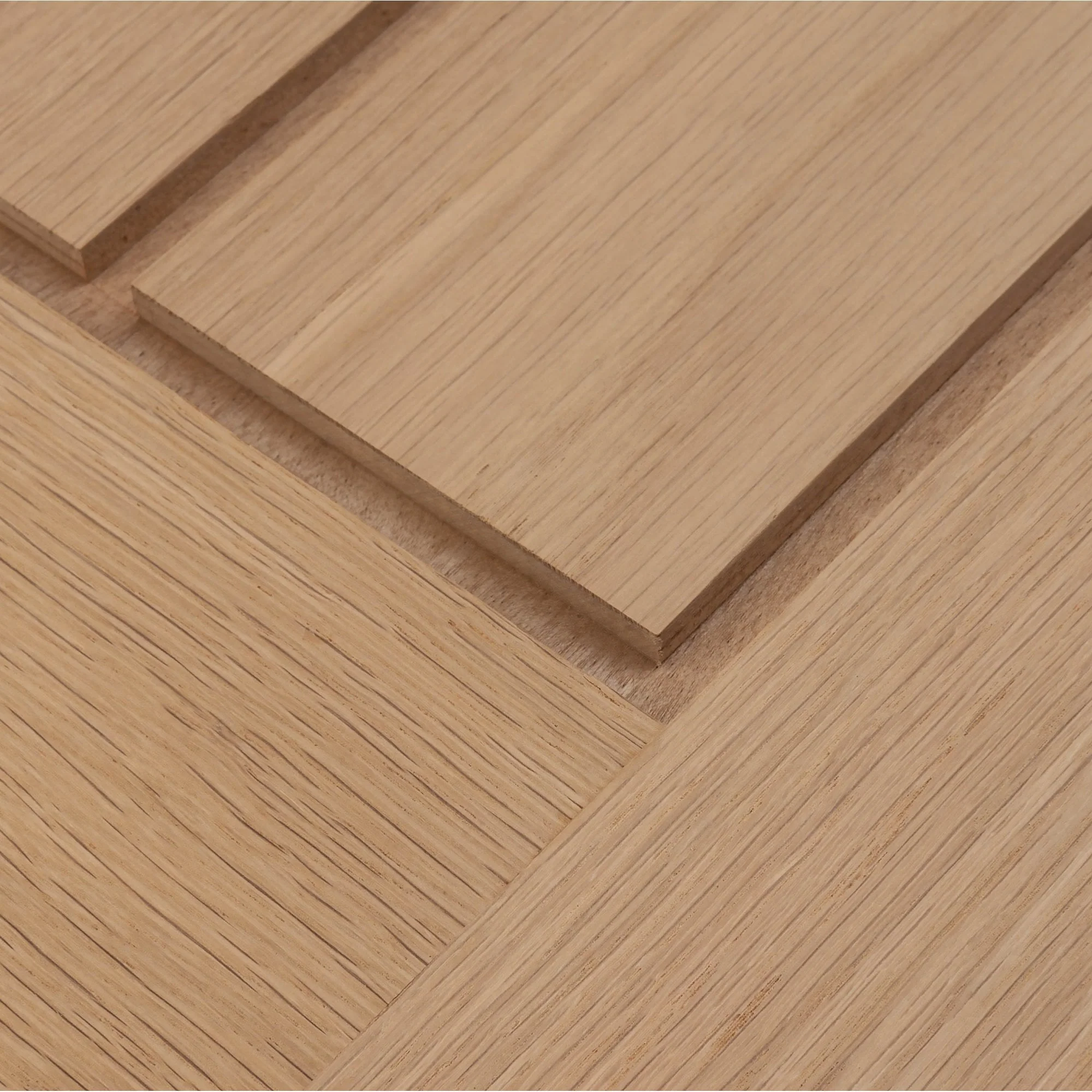 Internal Oak Unfinished Farley Angled Under-Stair Cupboard Door (107971) - Image 7
