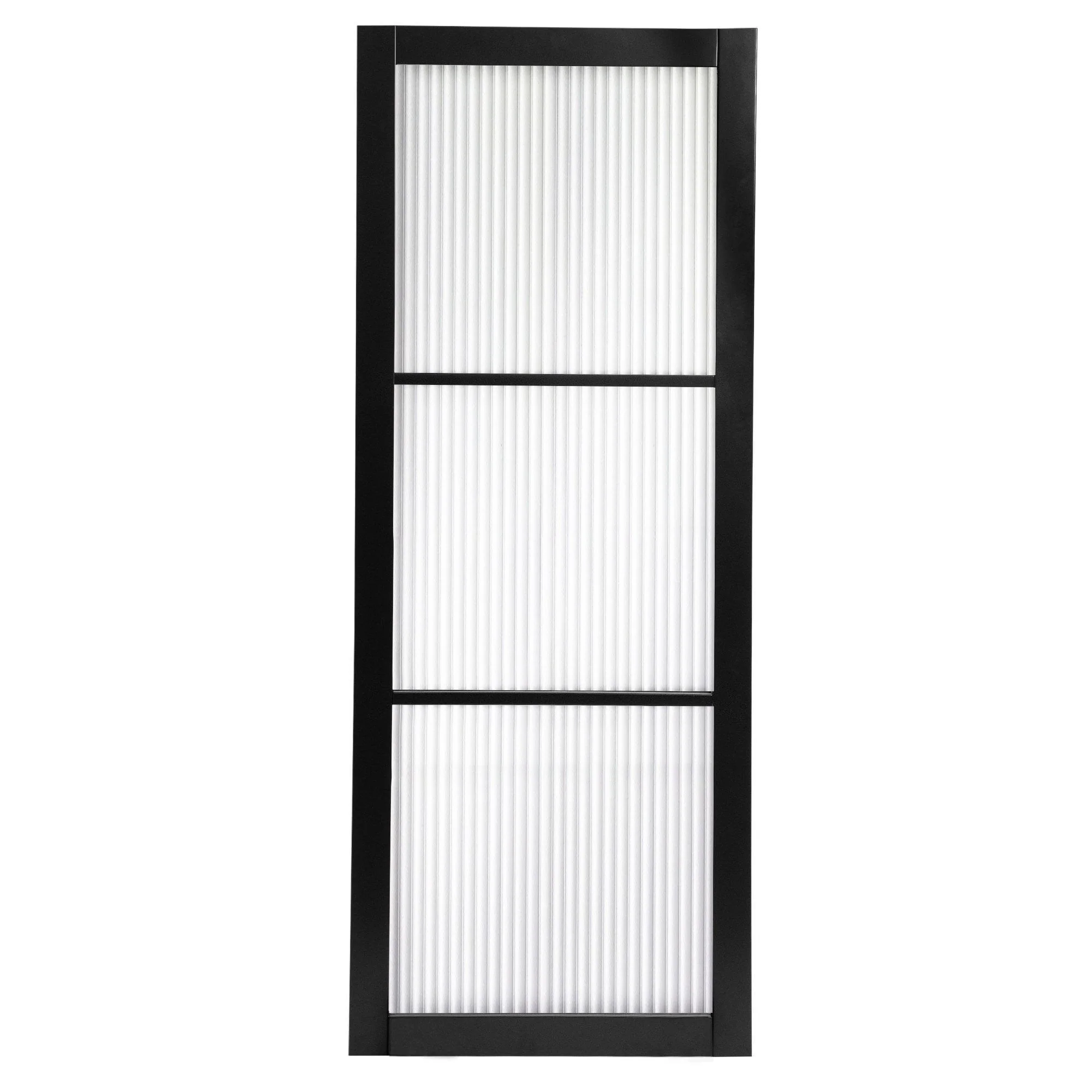 Internal Primed Industrial 2.0 Lifestyle 3 Light Reeded Glass Door (119738) - Image 3