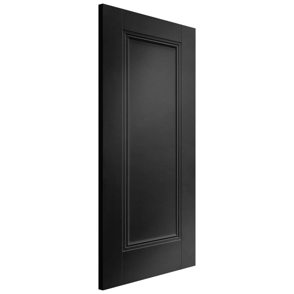 Jet Black Internal Fully Finished 1 Panel Elegance Lancaster Door (124170) - Image 2