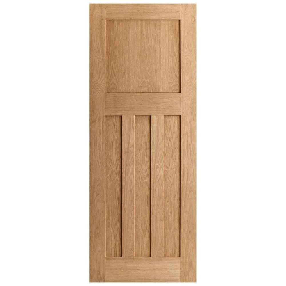 Oak Internal Fully Finished 1930's DX Made-to-Measure FD30 Fire Door (122649) - Image 3