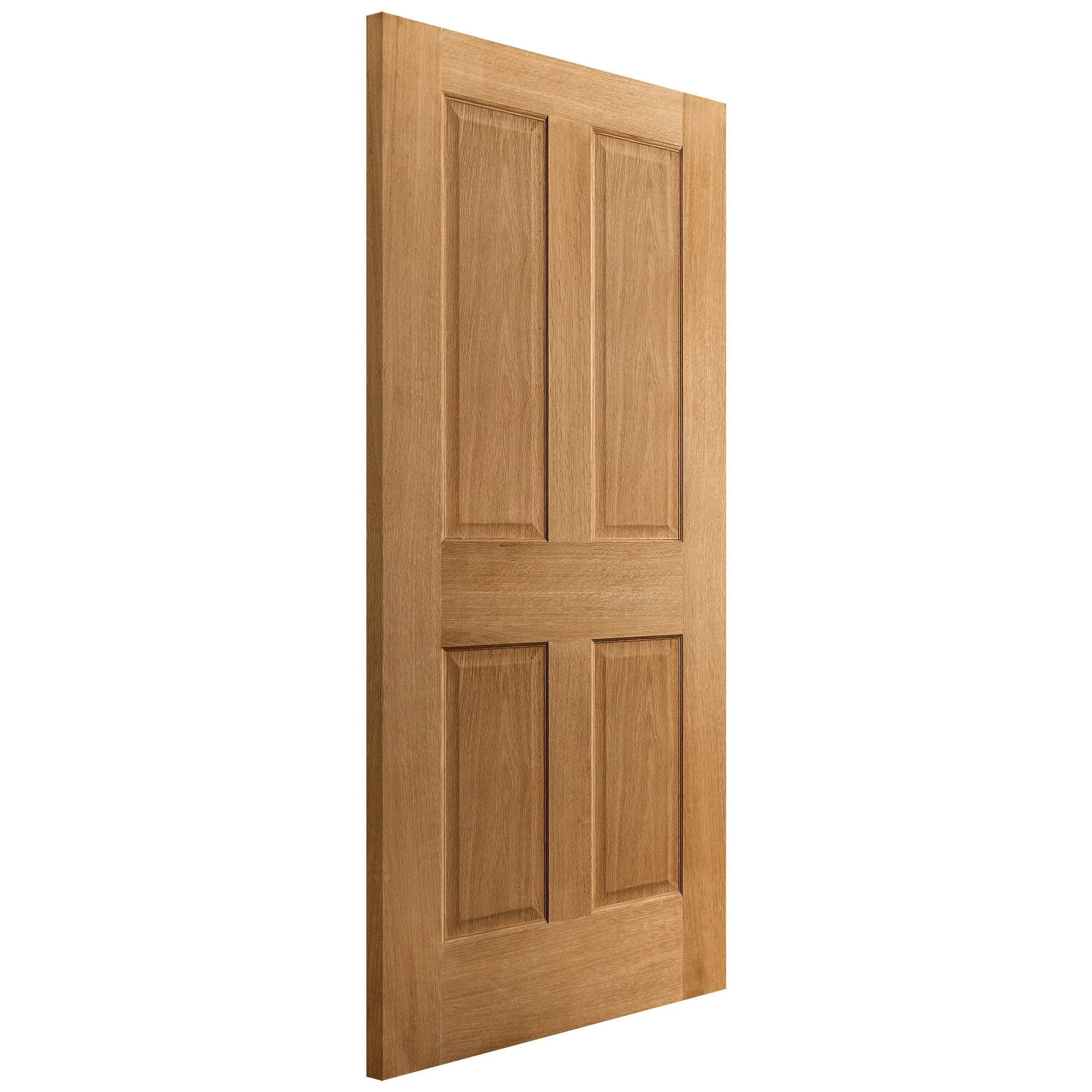 Oak Internal Fully Finished Victorian Made-to-Measure FD30 Fire Door (122652) - Image 2