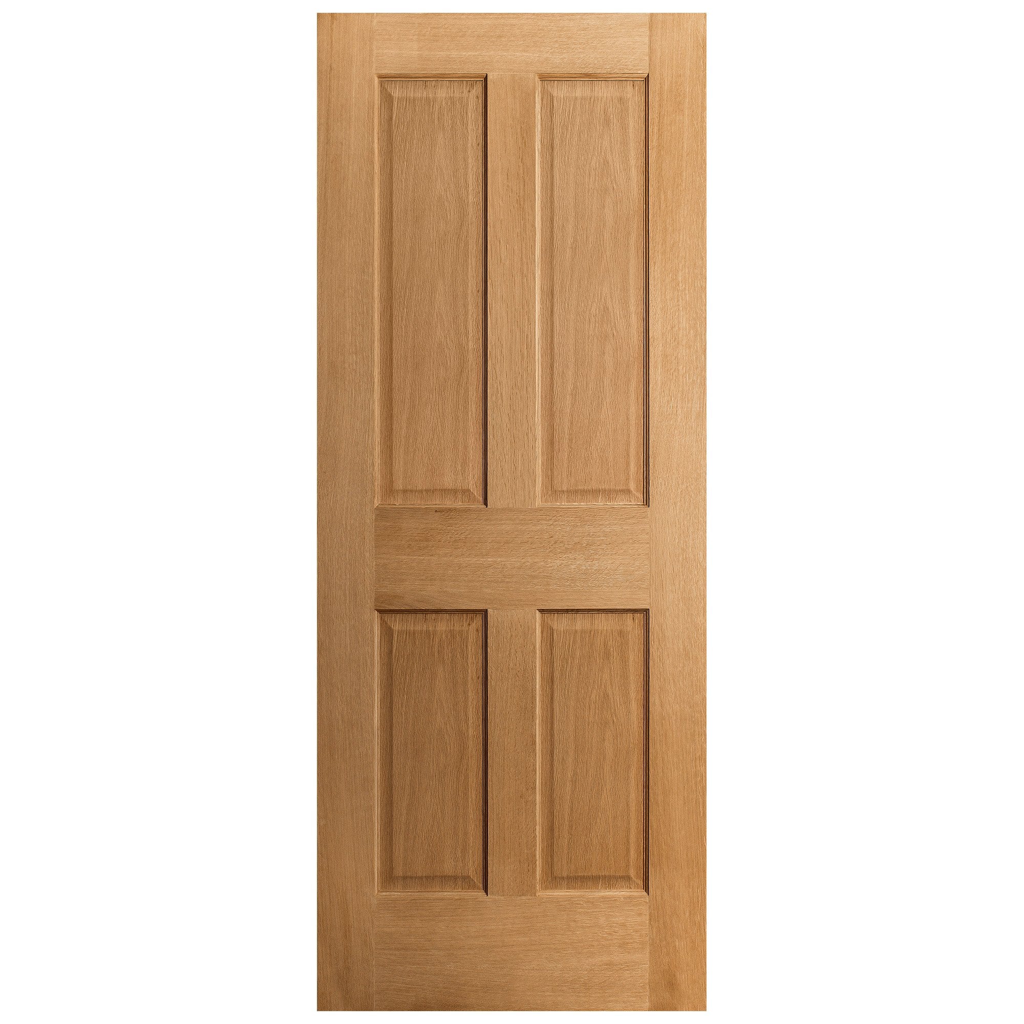 Oak Internal Fully Finished Victorian Made-to-Measure FD30 Fire Door (122652) - Image 3