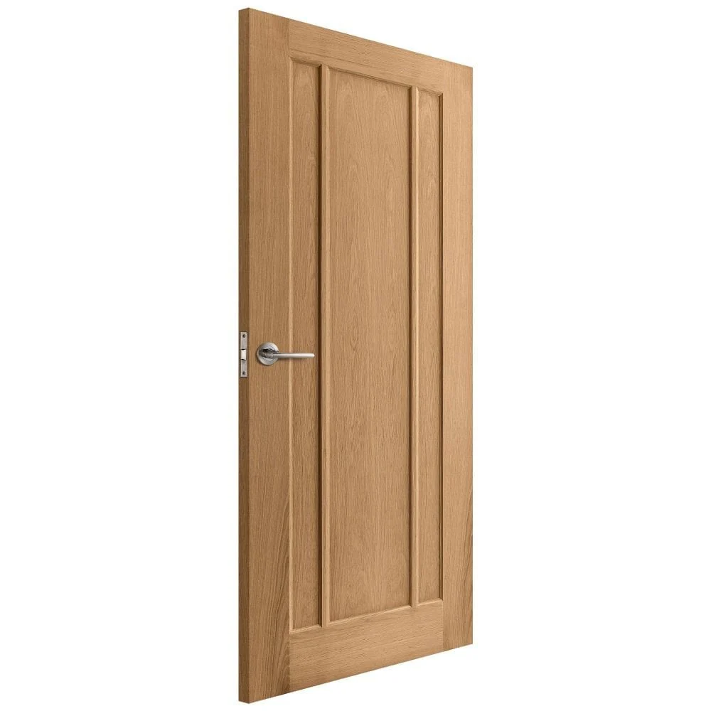 Oak Internal Unfinished Toledo Made-to-Measure FD30 Fire Door (122638) - Image 2