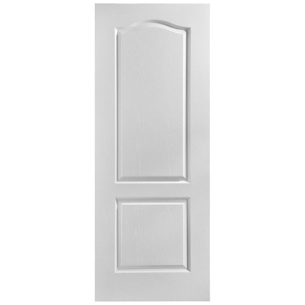 White Internal Lifestyle Moulded Textured Classique 2 Panel Arch Door (124295) - Image 3