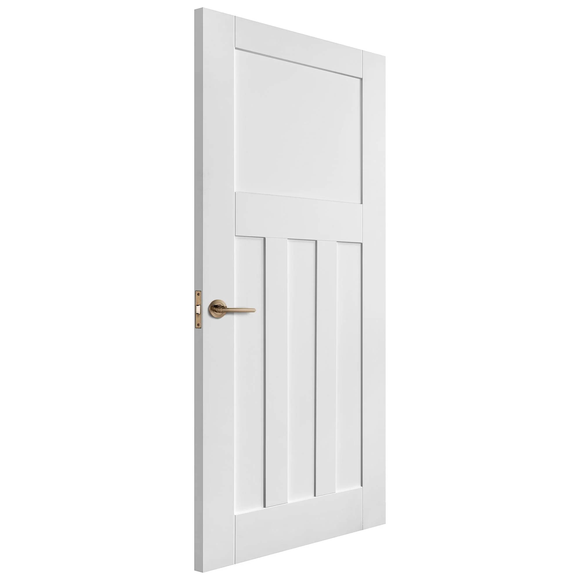 White Internal Primed 1930's DX FD30 Fire Door (57563) - Image 2
