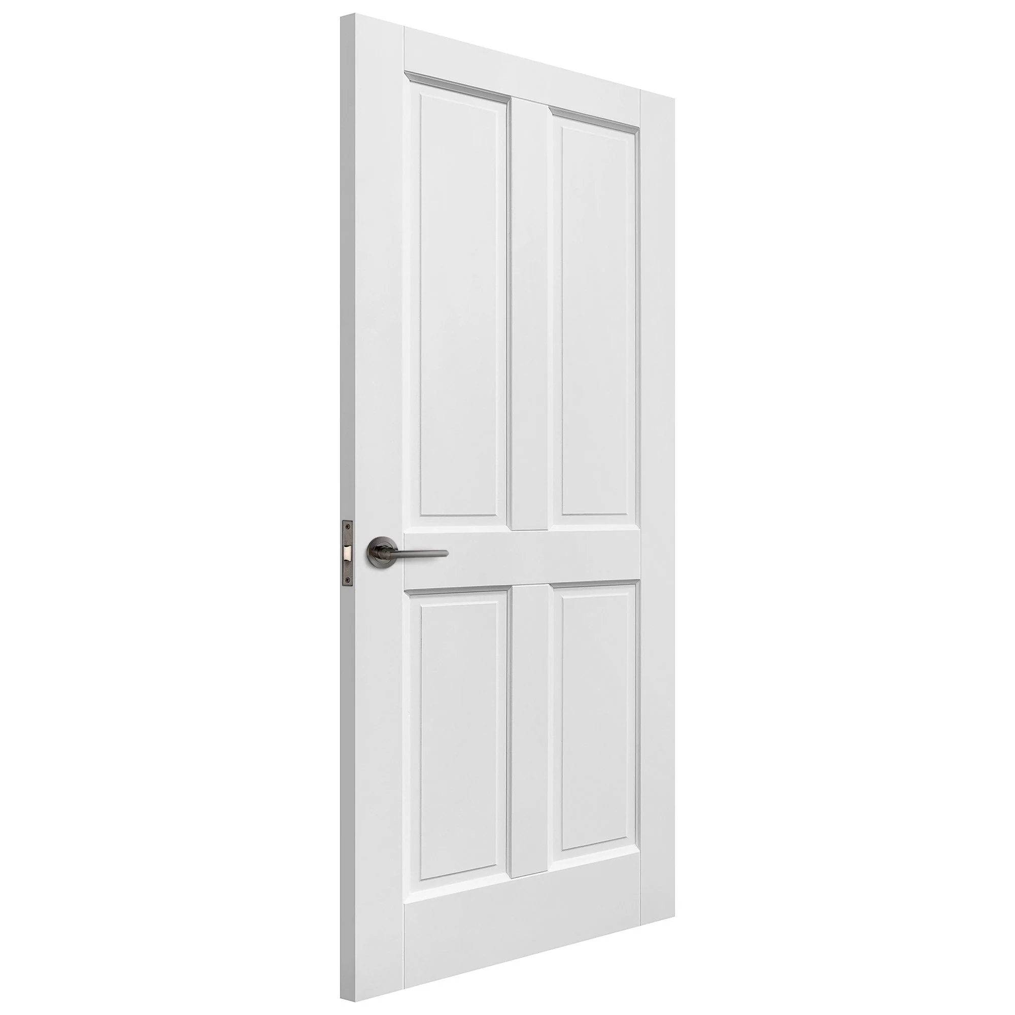 White Internal Primed Berkeley 4 Panel Door (76317) - Image 2
