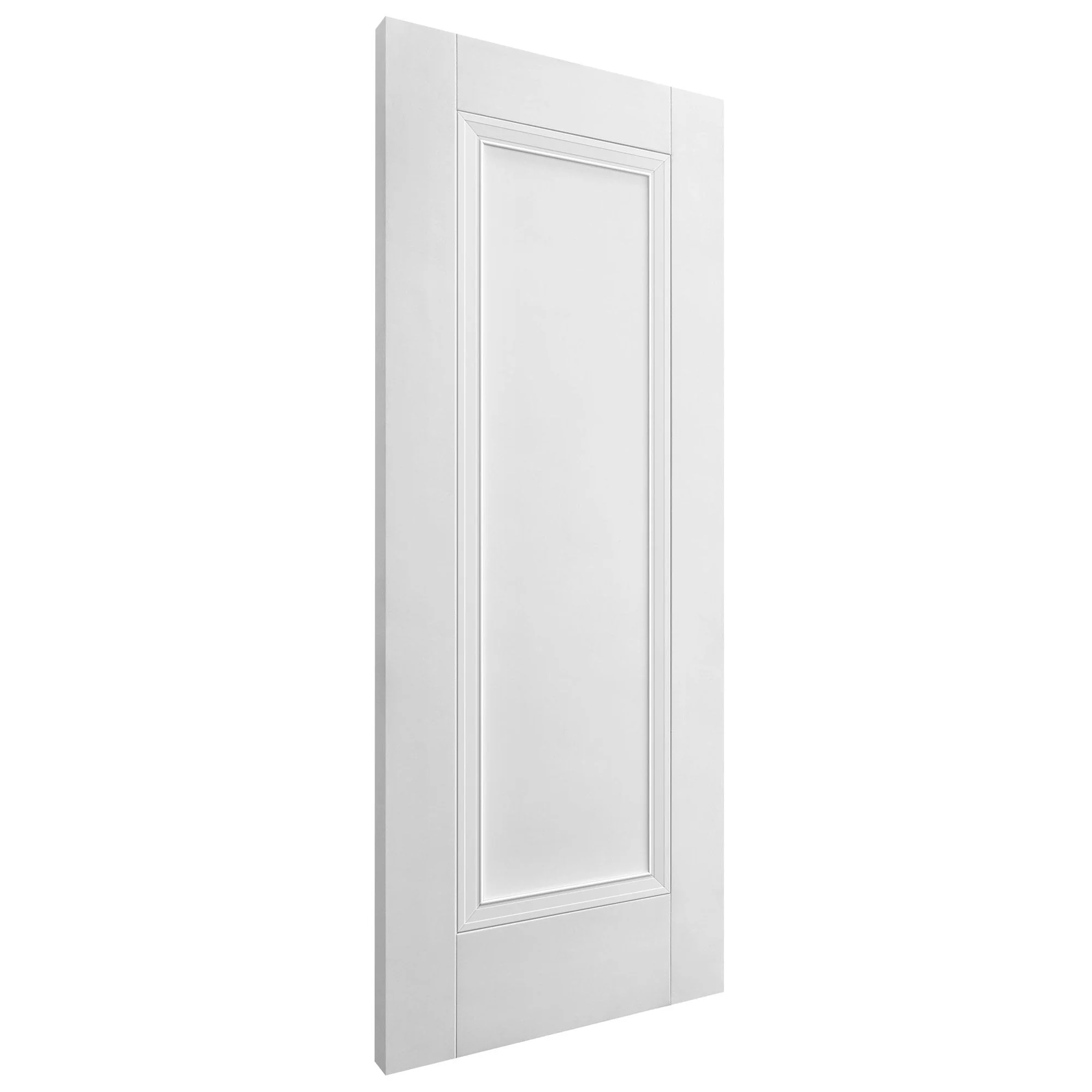 White Internal Primed Elegance Lancaster 1 Panel Door (76318) - Image 2