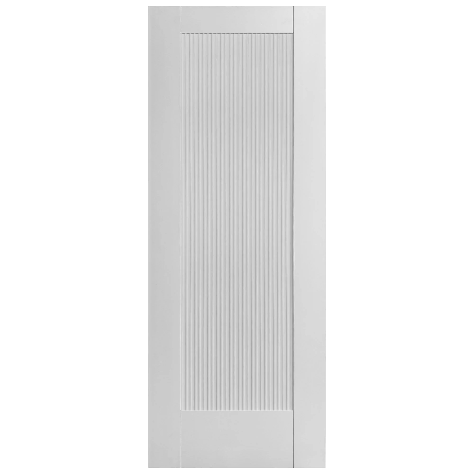 White Internal Primed Fluted Pattern 10 Panelled Door (124132) - Image 3