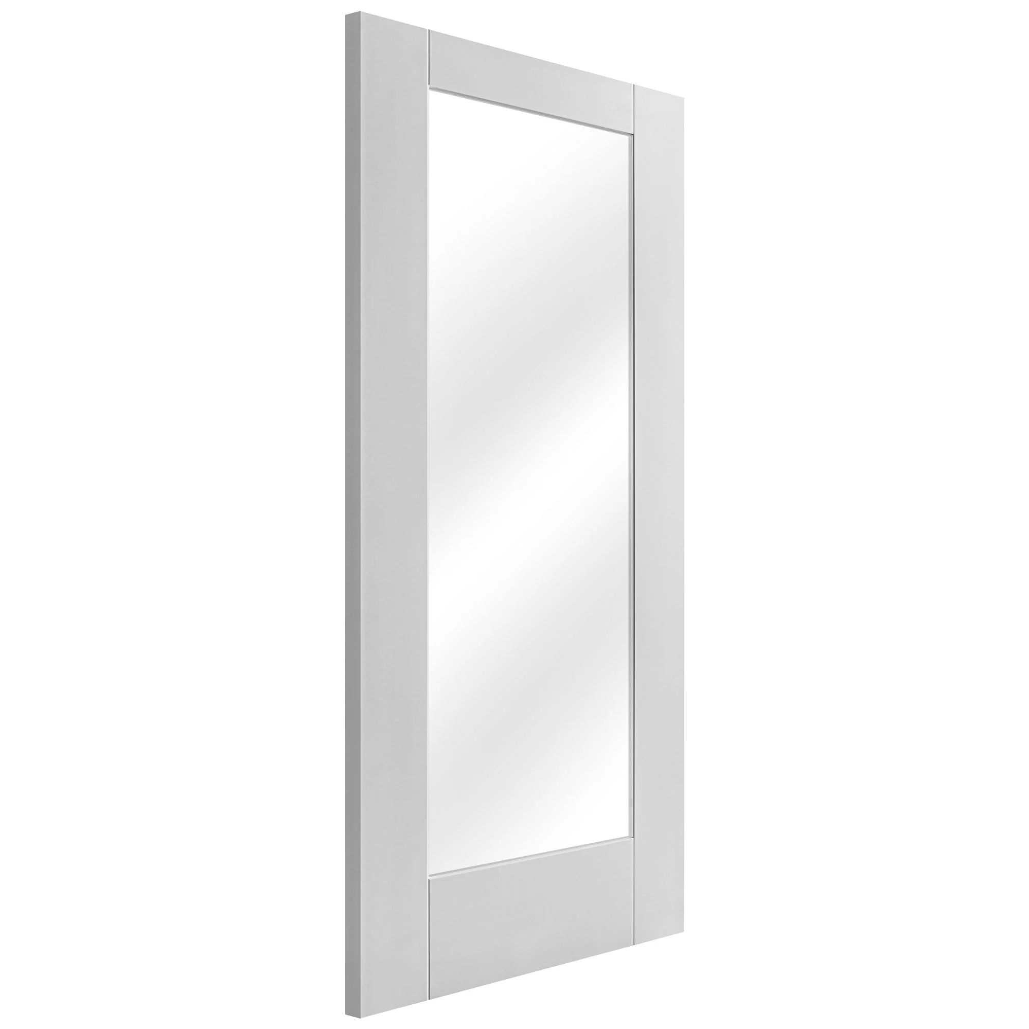 White Internal Primed Pattern 10 Clear Glass Door (51770) - Image 4