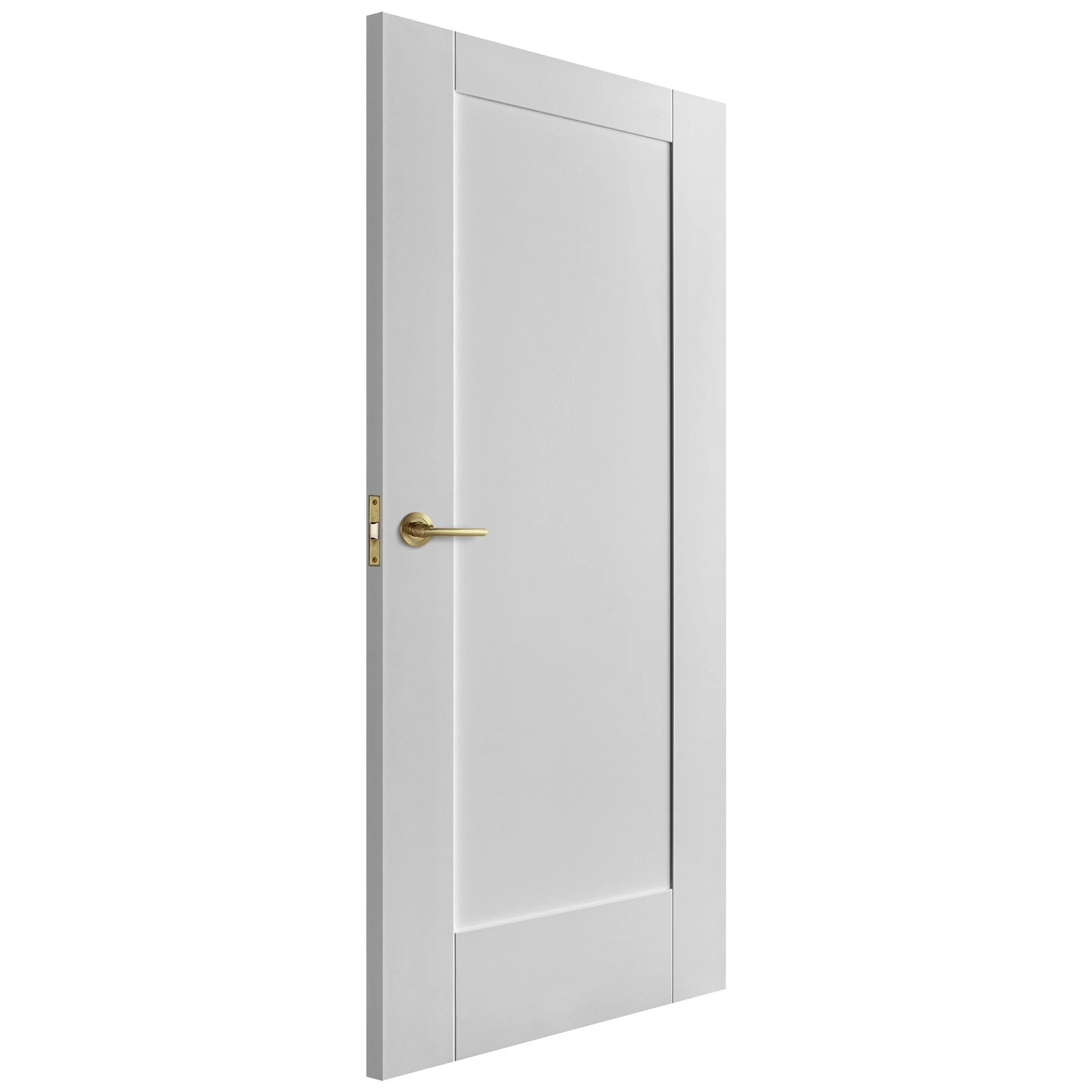 White Internal Primed Pattern 10 FD30 Fire Door (51768) - Image 2