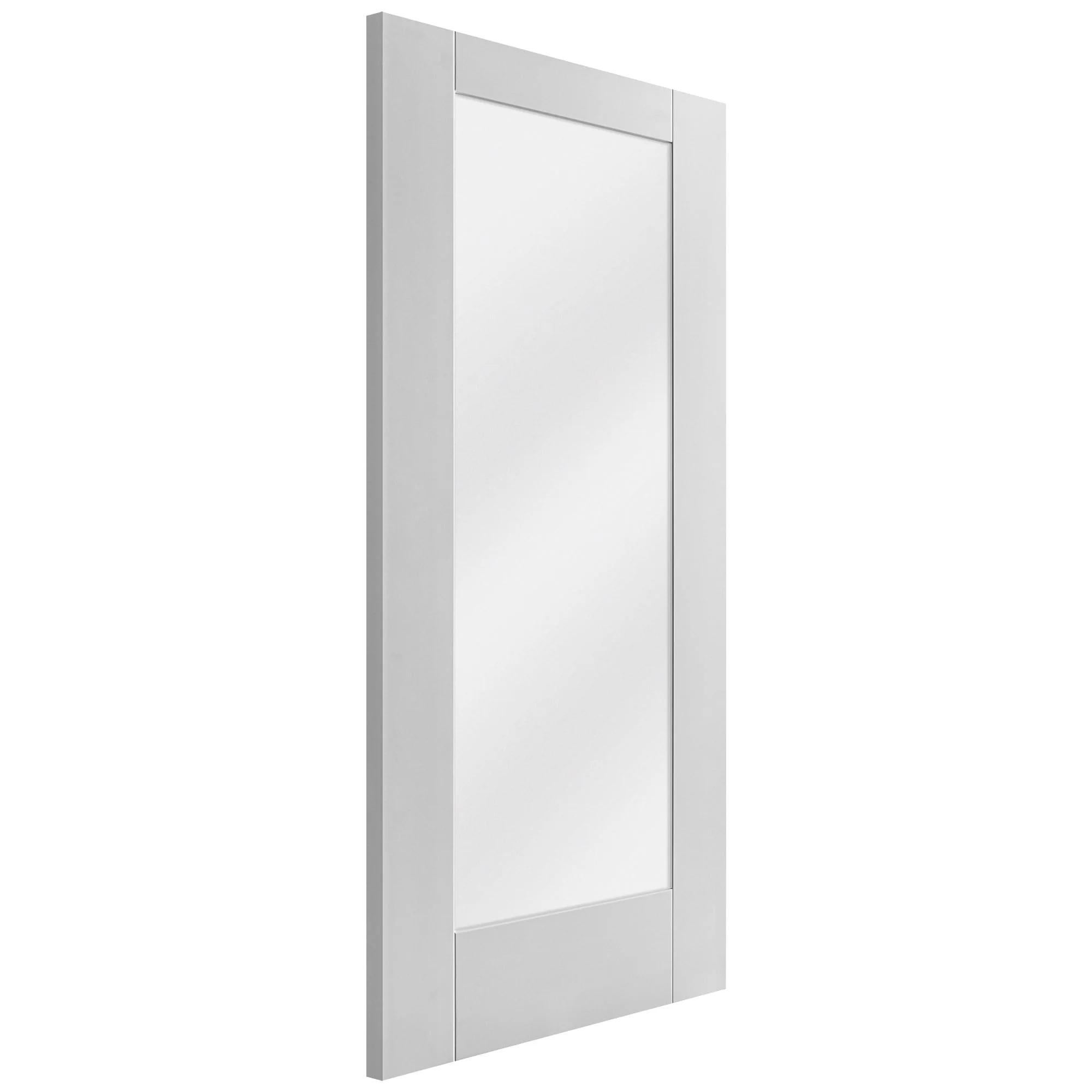 White Internal Primed Pattern 10 Obscure Glass Door (51772) - Image 4