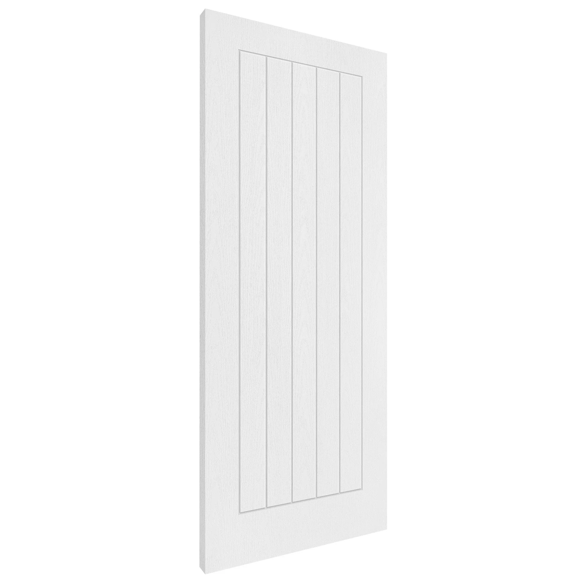 White Internal Fully Finished Textured Lifestyle Cottage Door (119226) - Image 2