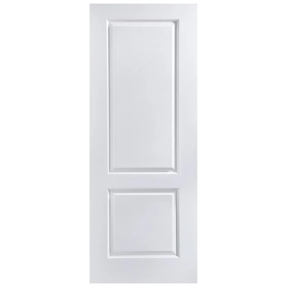White Internal Fully Finished Lifestyle Moulded Smooth Caprice 2 Panel Door (118971) - Image 2